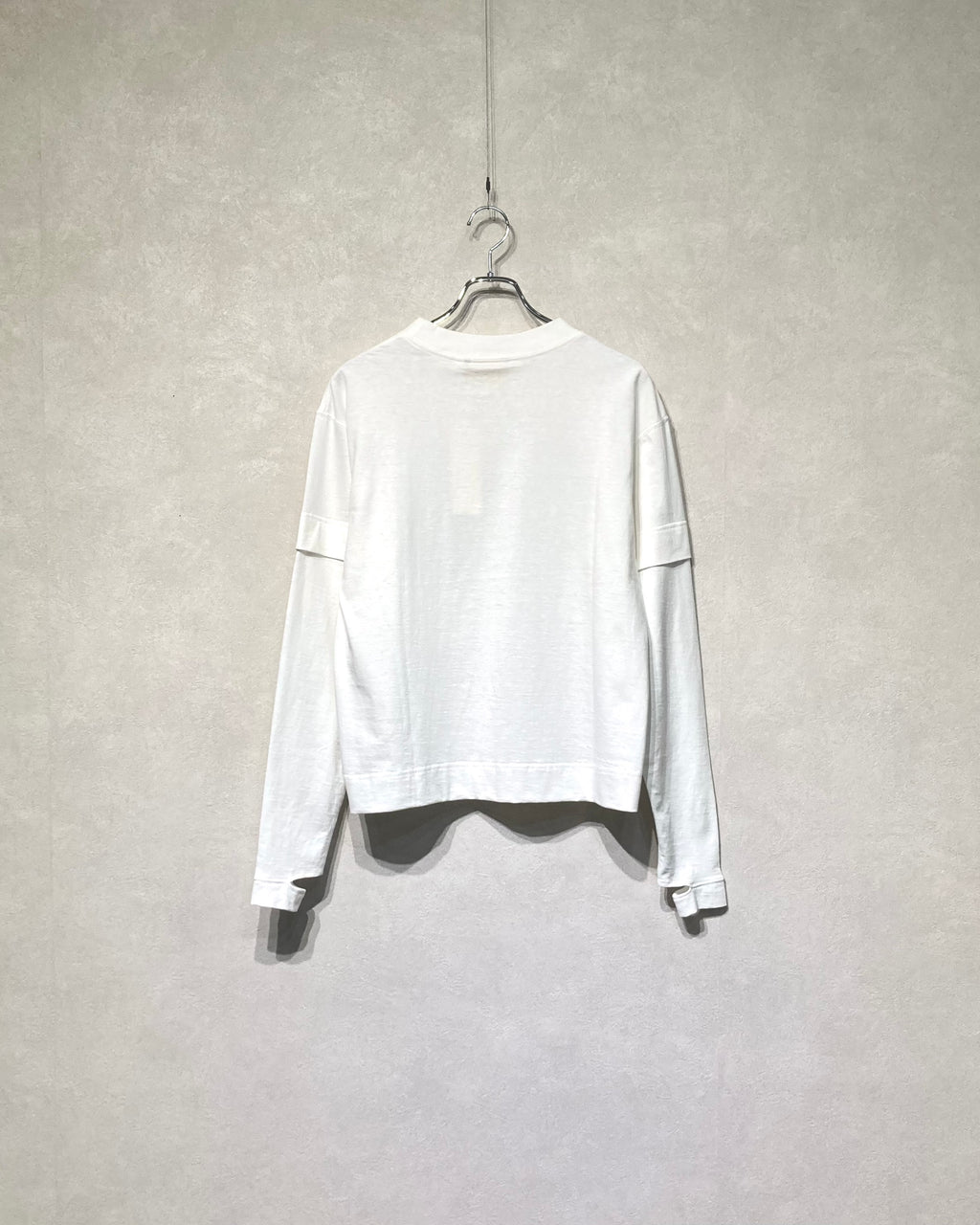 JIAN YE / 25 LS TEE × JINJINNEEDLE - White