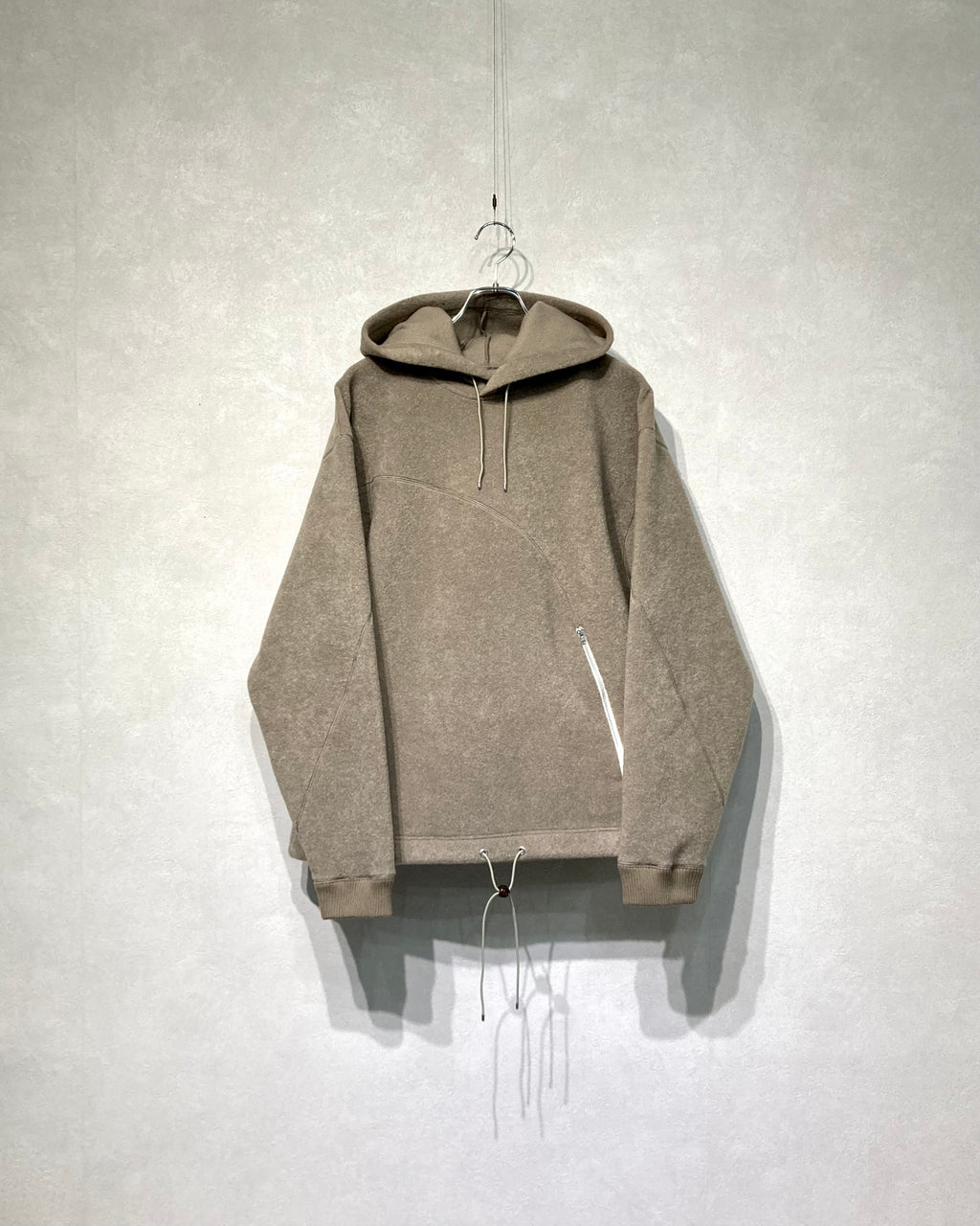 ABELIA EDOWARD GOUCHA / FRACTURE HOODIE - Beige