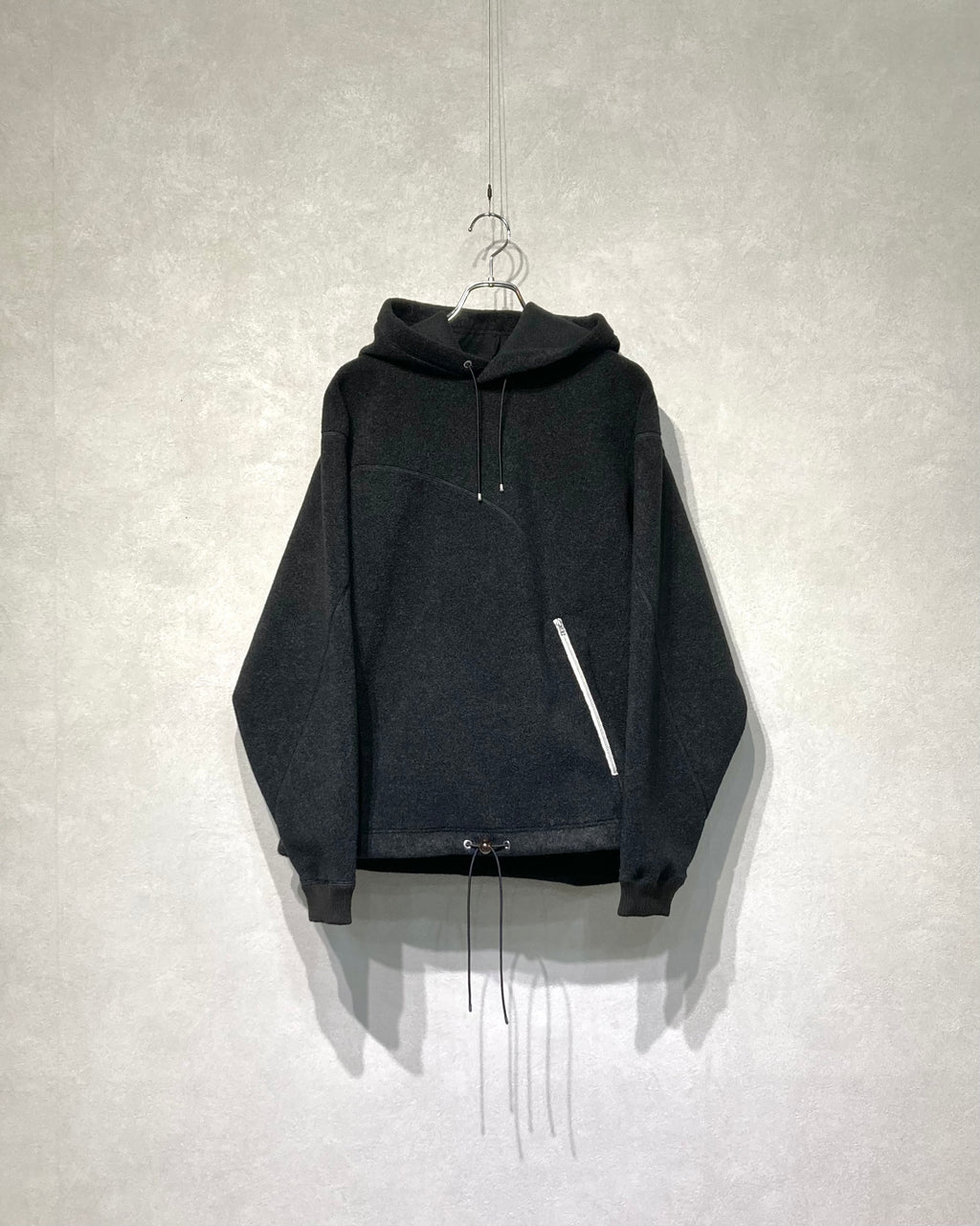 ABELIA EDOWARD GOUCHA / FRACTURE HOODIE - Black