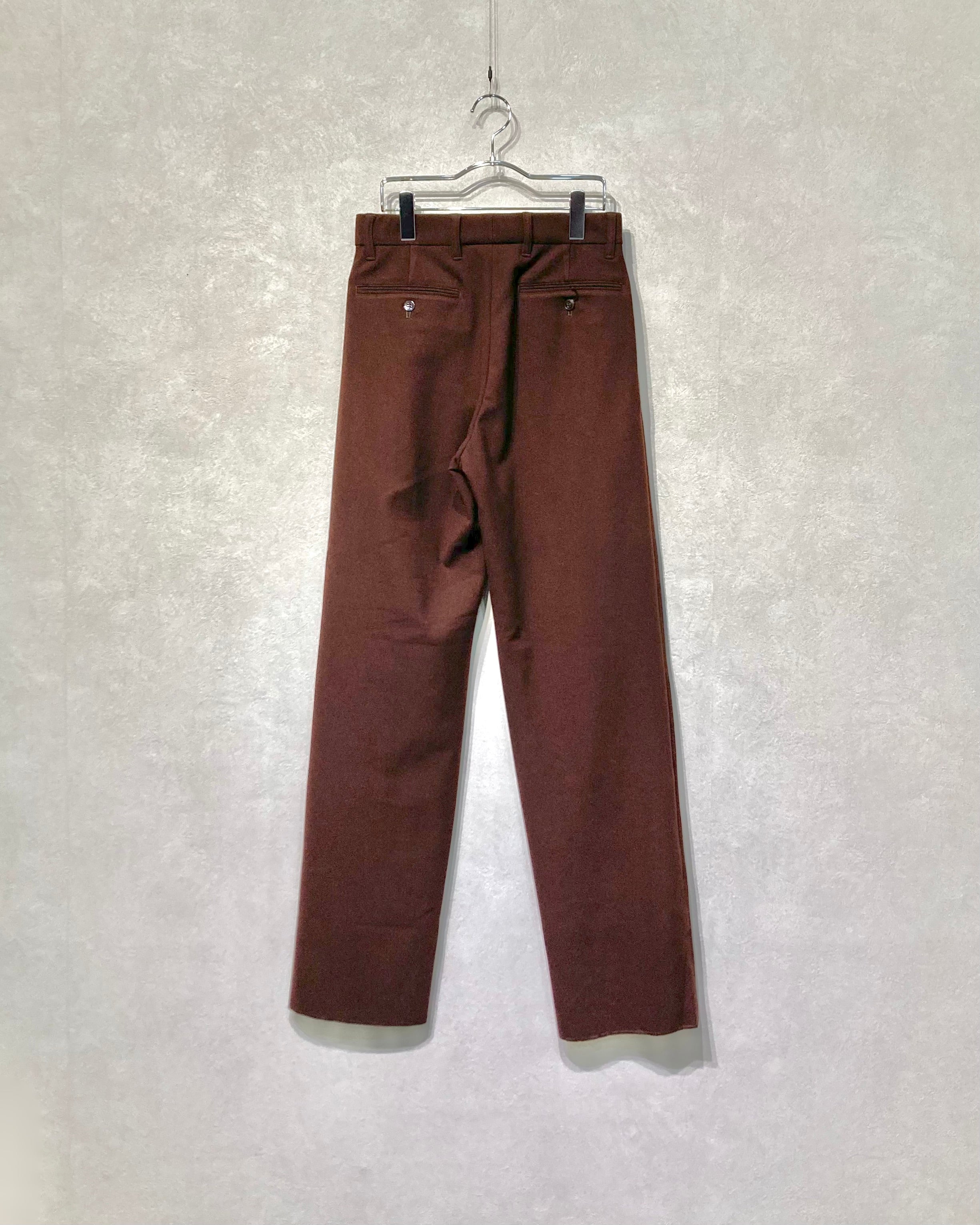 ABELIA EDOWARD GOUCHA / TAPERED SLACKS - Brown