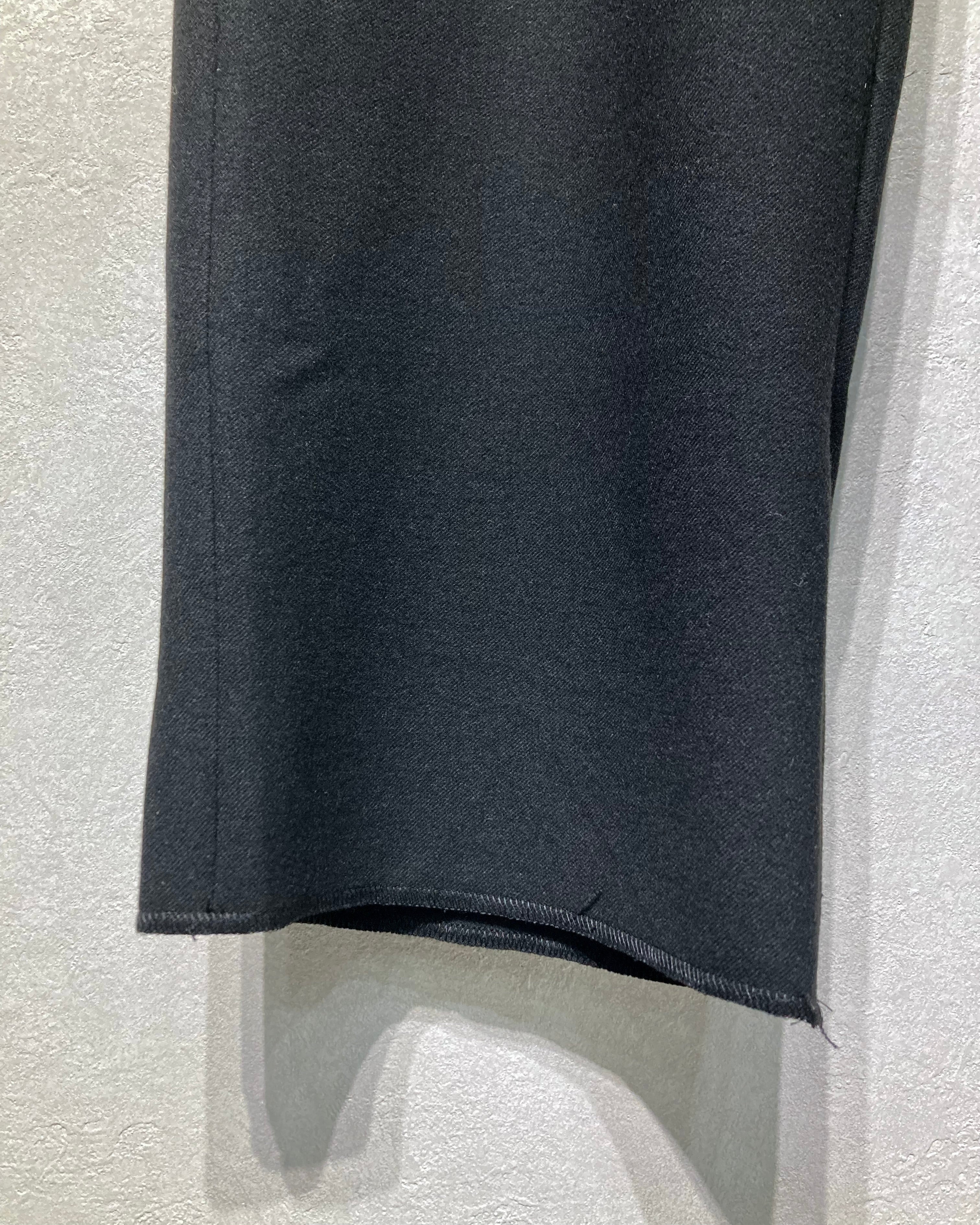 ABELIA EDOWARD GOUCHA / TAPERED SLACKS - Black