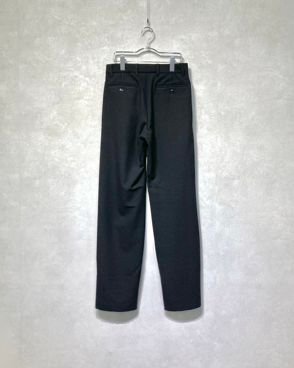 ABELIA EDOWARD GOUCHA / TAPERED SLACKS - Black