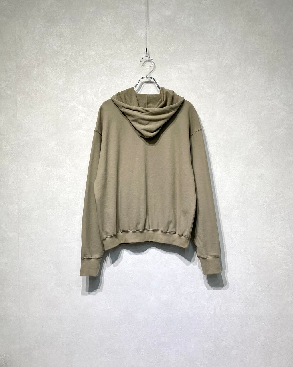 ABELIA EDOWARD GOUCHA / CLASSIC ZIP HOODIE - Beige