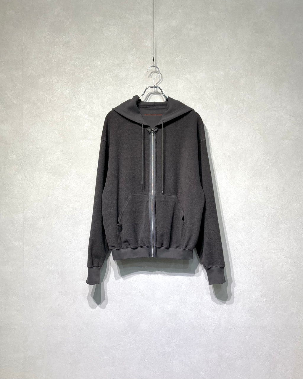 ABELIA EDOWARD GOUCHA / CLASSIC ZIP HOODIE - Charcoal