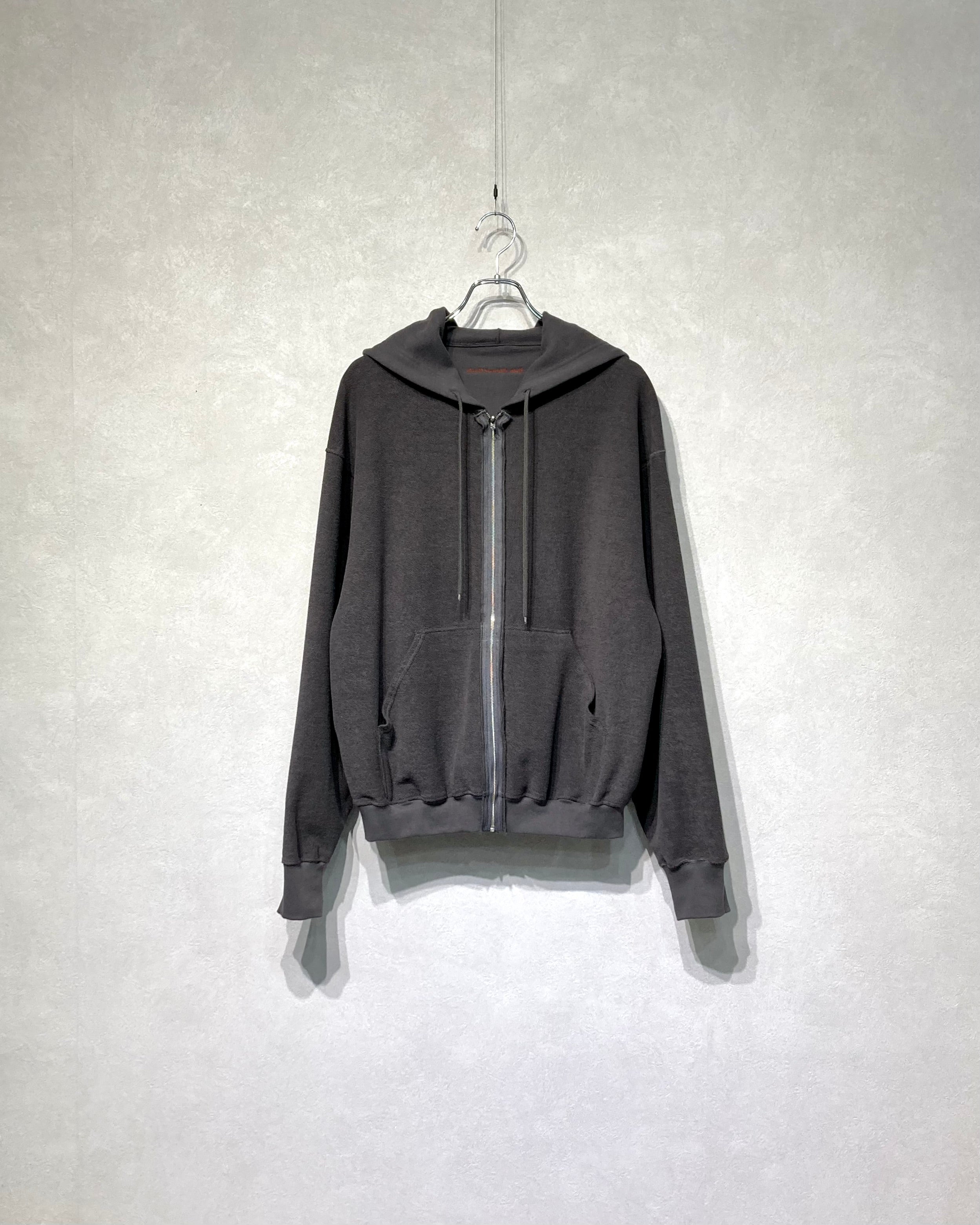 ABELIA EDOWARD GOUCHA / CLASSIC ZIP HOODIE - Charcoal