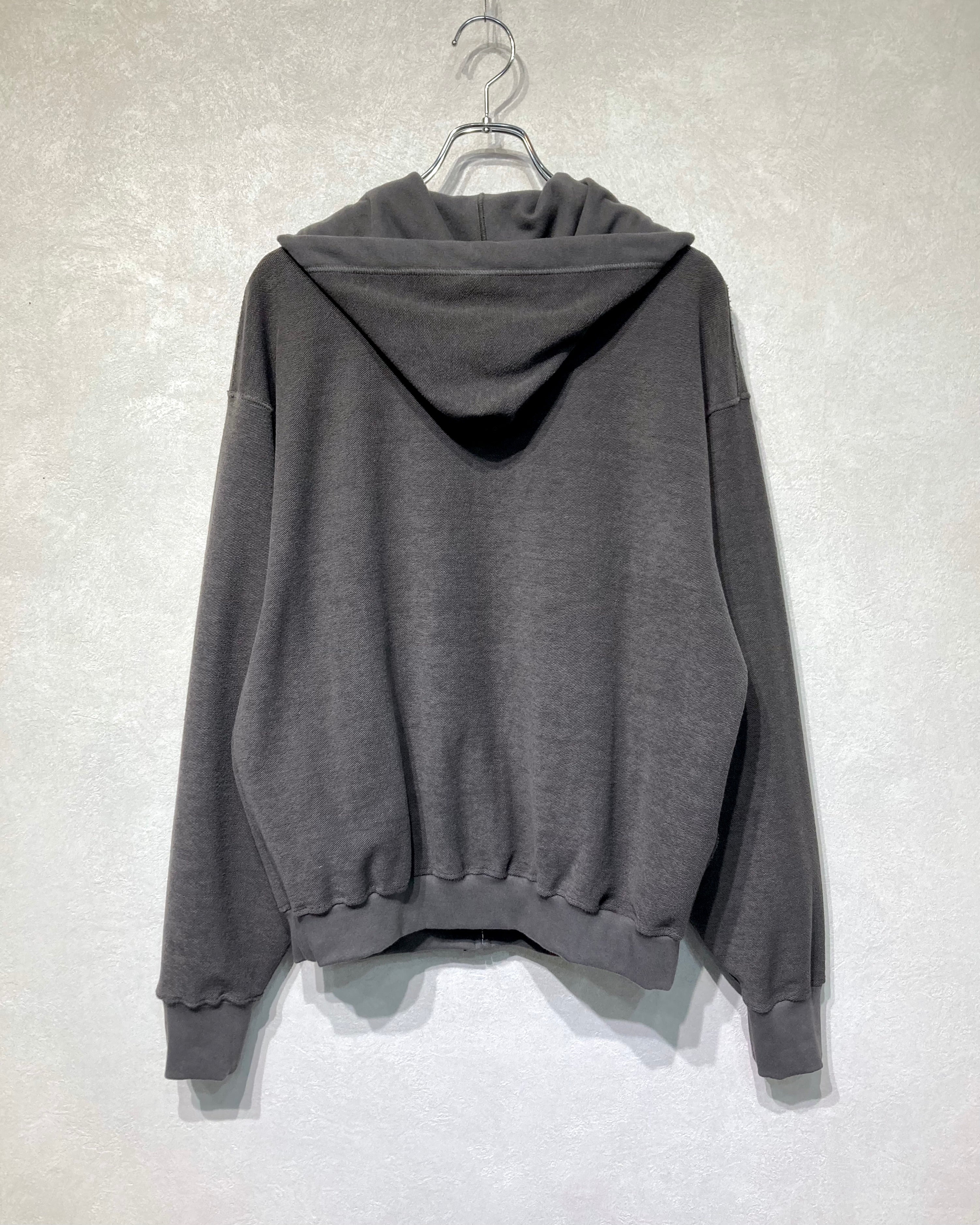 ABELIA EDOWARD GOUCHA / CLASSIC ZIP HOODIE - Charcoal