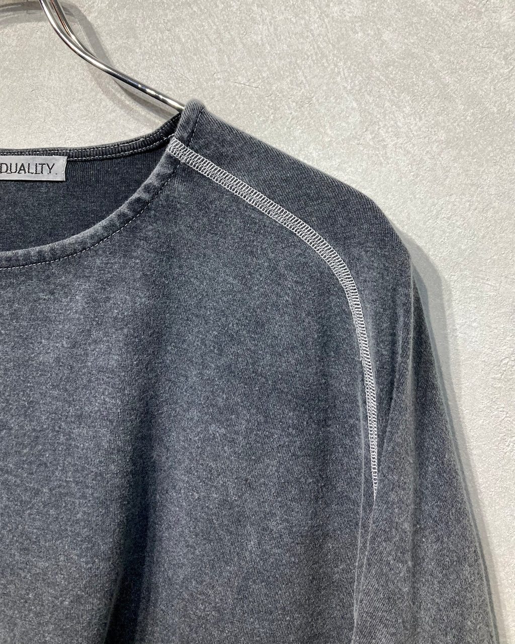 OPPOSE DUALITY / LONG SLEEVE T-SHIRTS WASH - Gray
