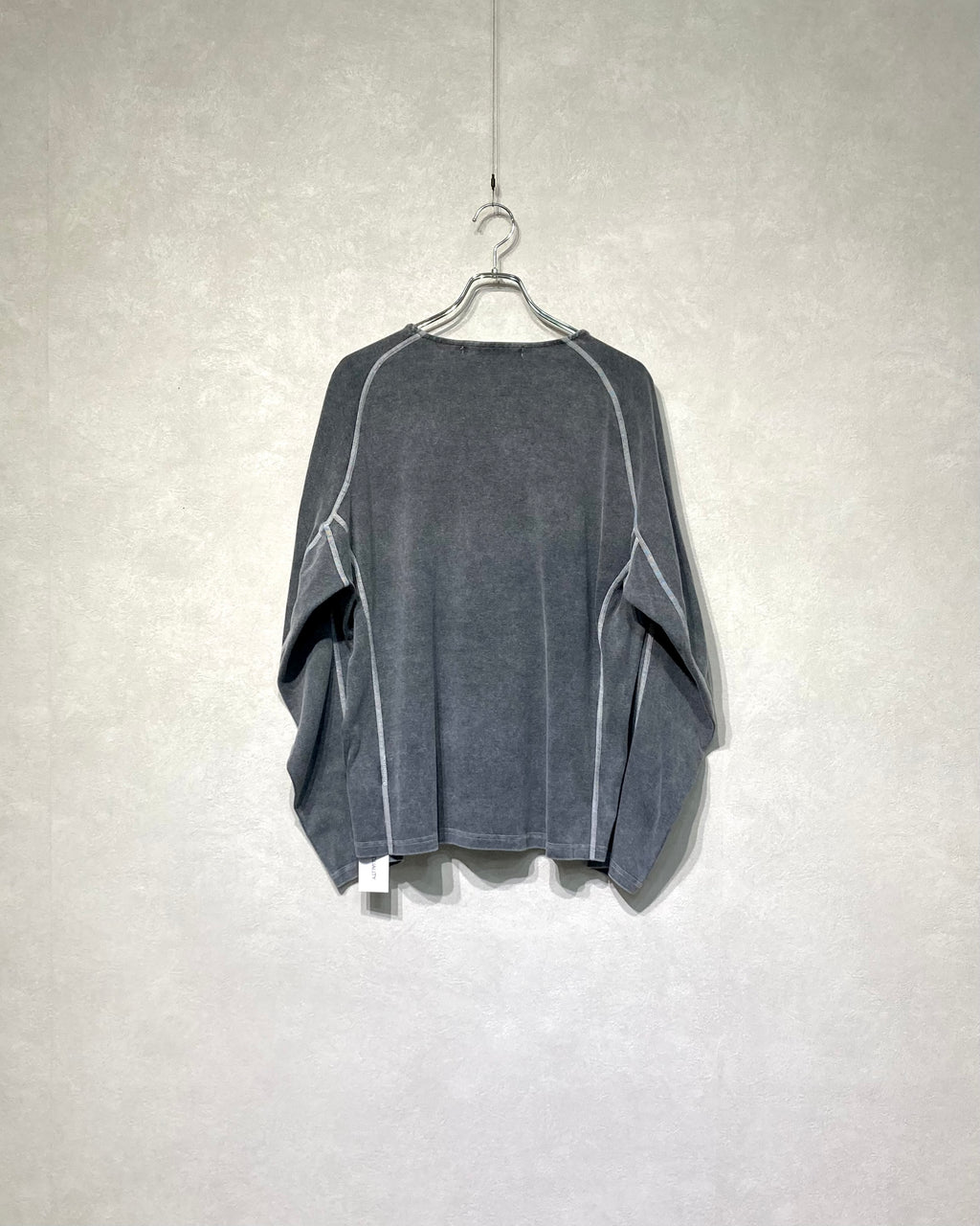 OPPOSE DUALITY / LONG SLEEVE T-SHIRTS WASH - Gray