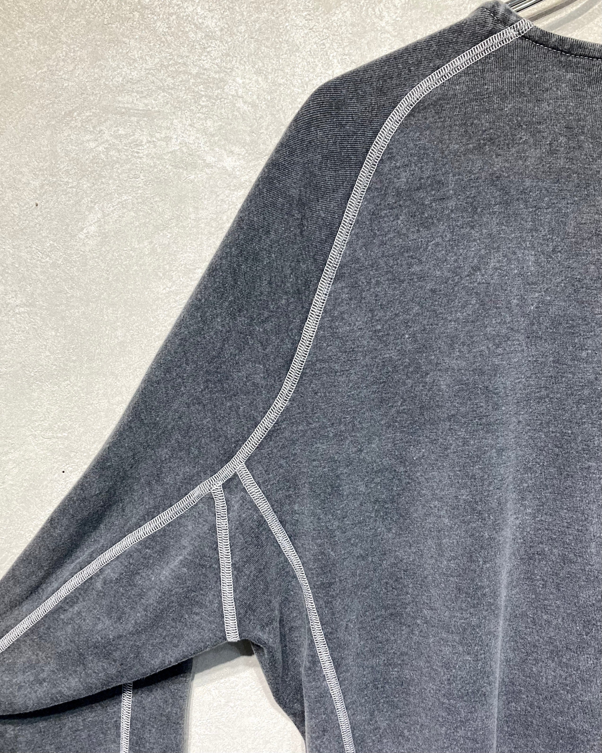 OPPOSE DUALITY / LONG SLEEVE T-SHIRTS WASH - Gray