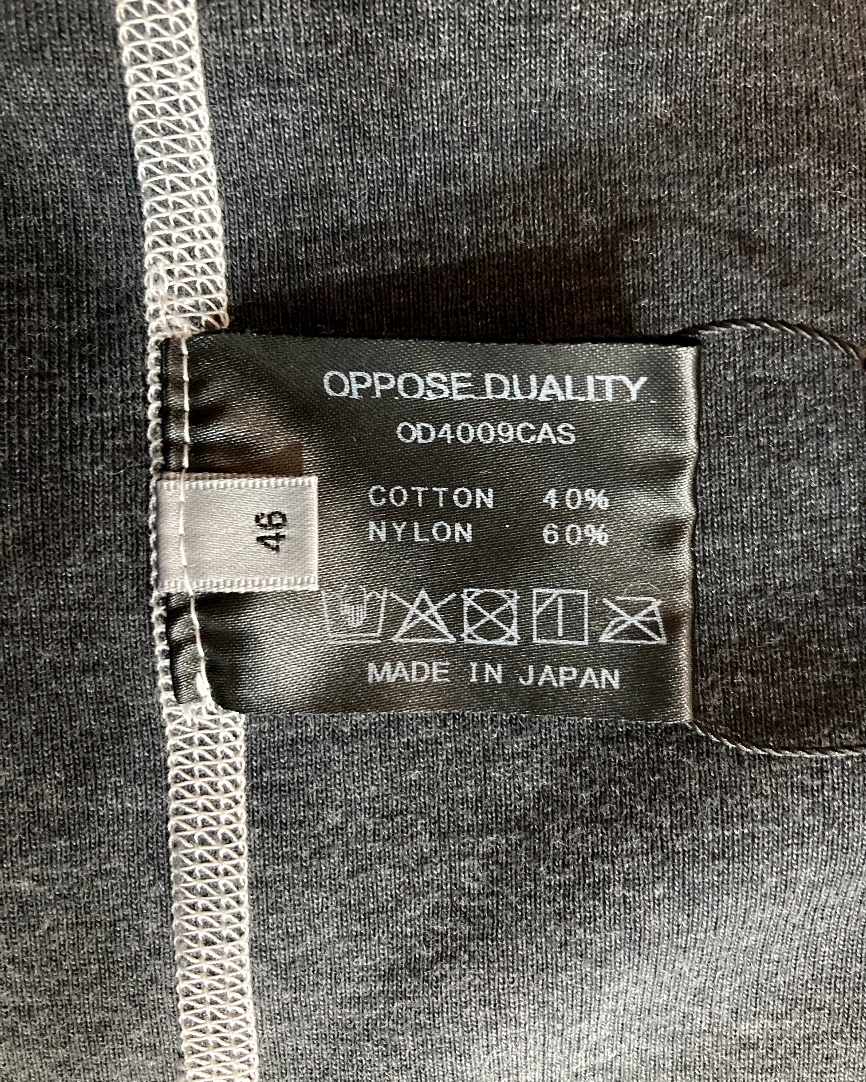 OPPOSE DUALITY / LONG SLEEVE T-SHIRTS WASH - Gray
