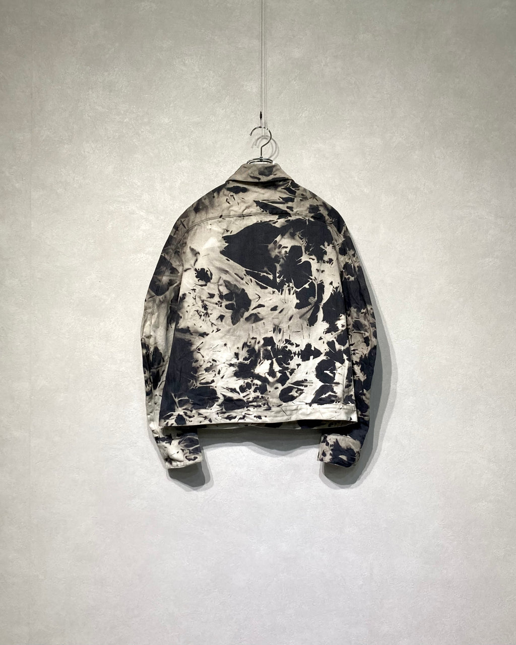 OPPOSE DUALITY / 8POCKET PANEL DENIM JKT BLEACH - Dark gray