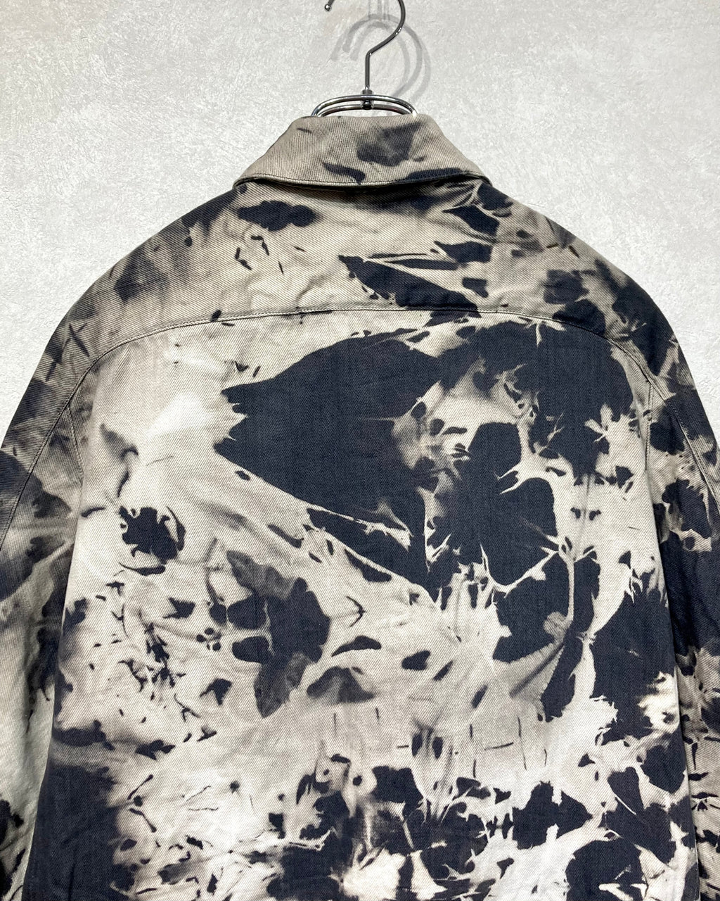 OPPOSE DUALITY / 8POCKET PANEL DENIM JKT BLEACH - Dark gray