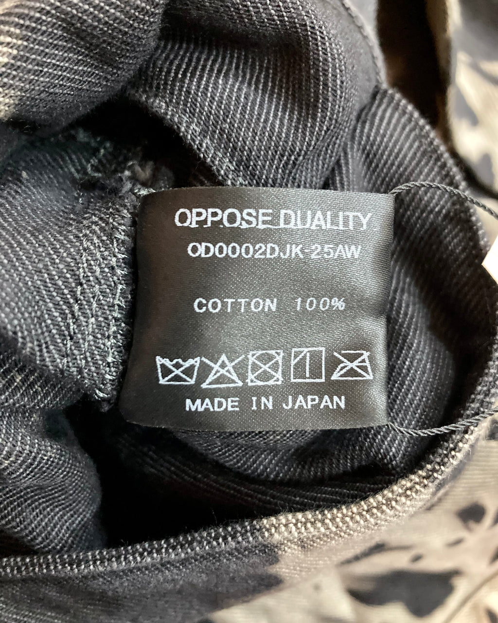 OPPOSE DUALITY / 8POCKET PANEL DENIM JKT BLEACH - Dark gray