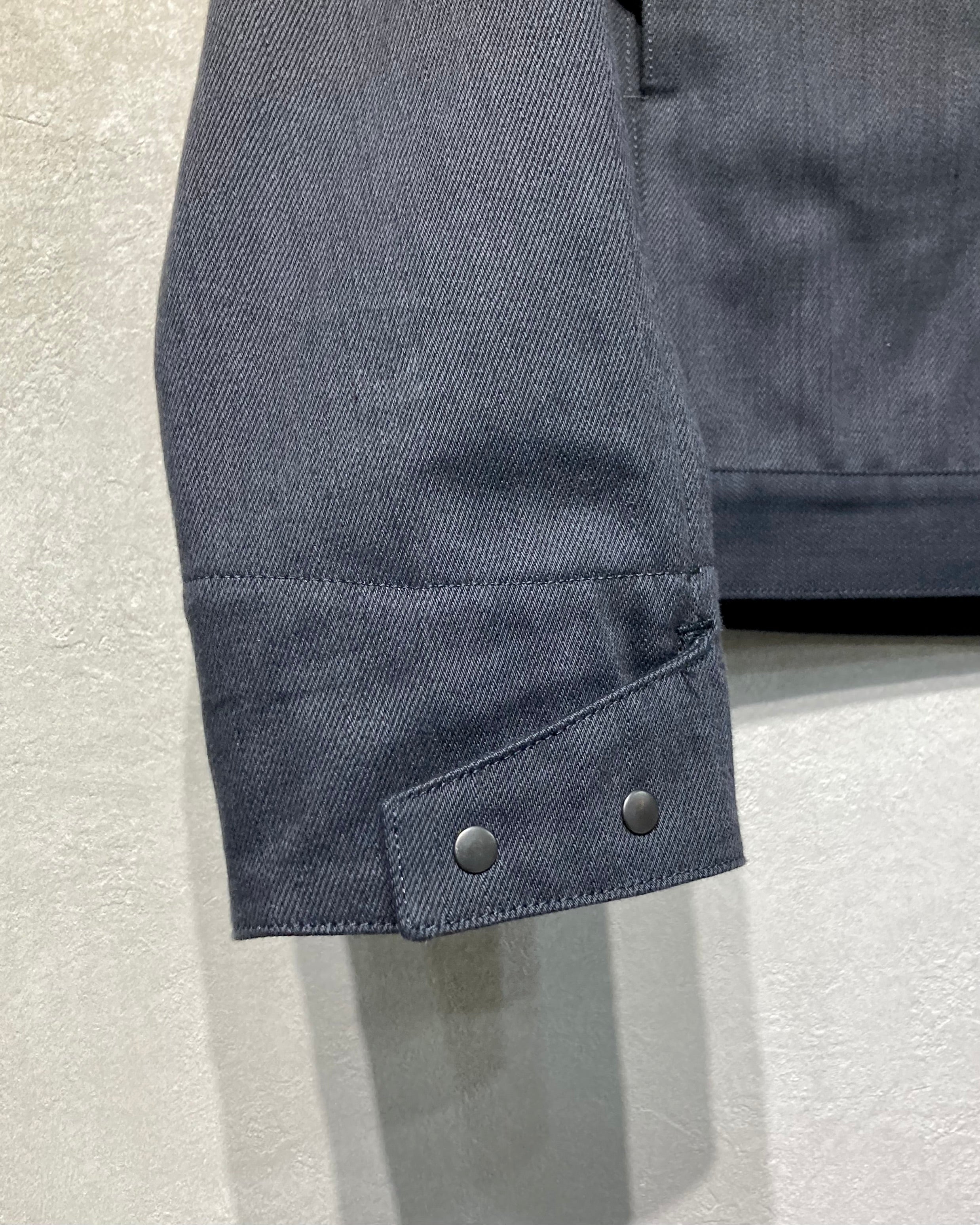 OPPOSE DUALITY / 8POCKET PANEL DENIM JKT - Dark gray