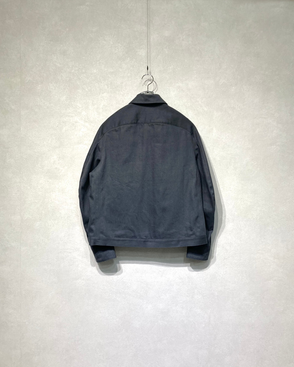 OPPOSE DUALITY / 8POCKET PANEL DENIM JKT - Dark gray