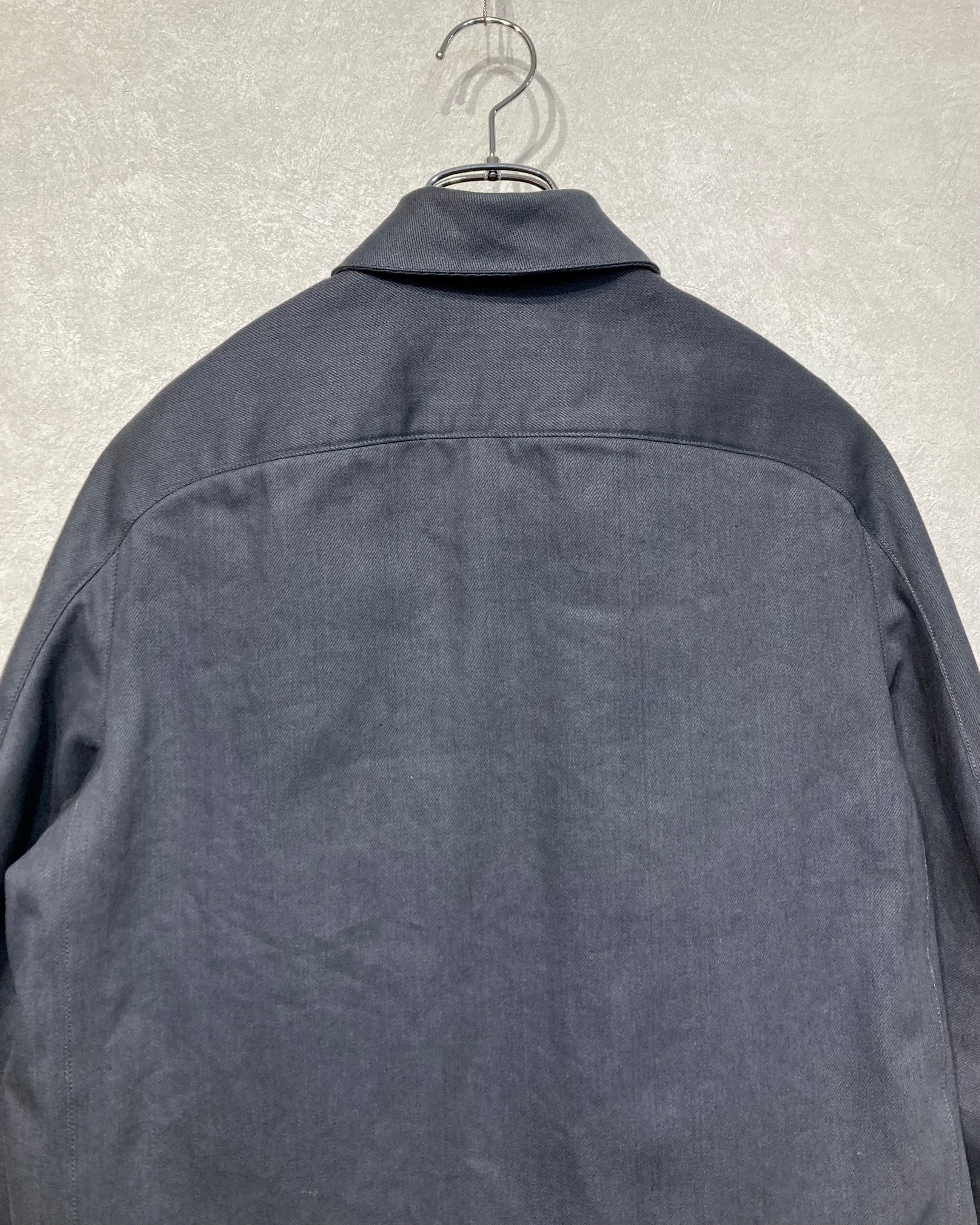 OPPOSE DUALITY / 8POCKET PANEL DENIM JKT - Dark gray
