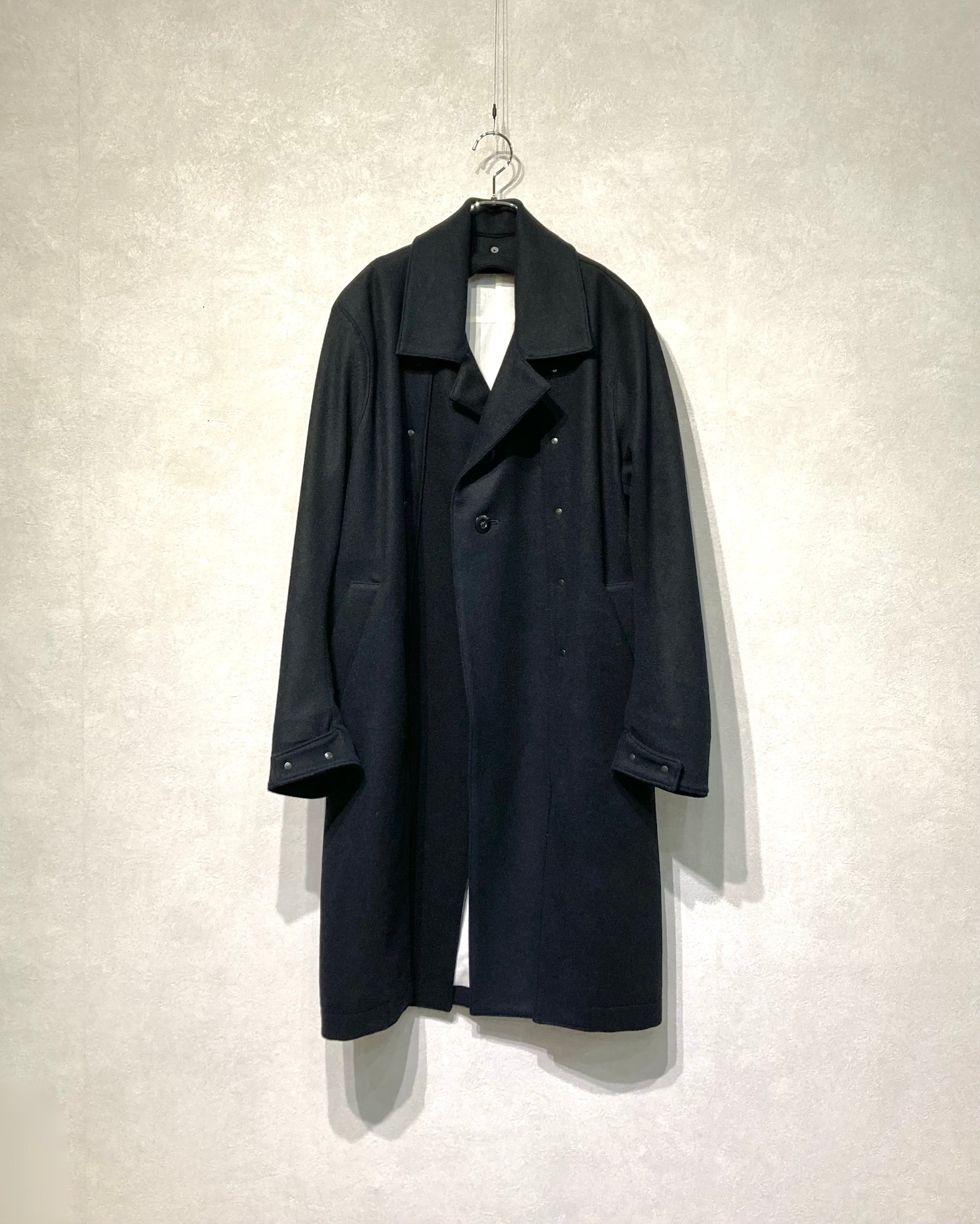 OPPOSE DUALITY / MAC COAT WOOL - Black – my brain is only a receiver