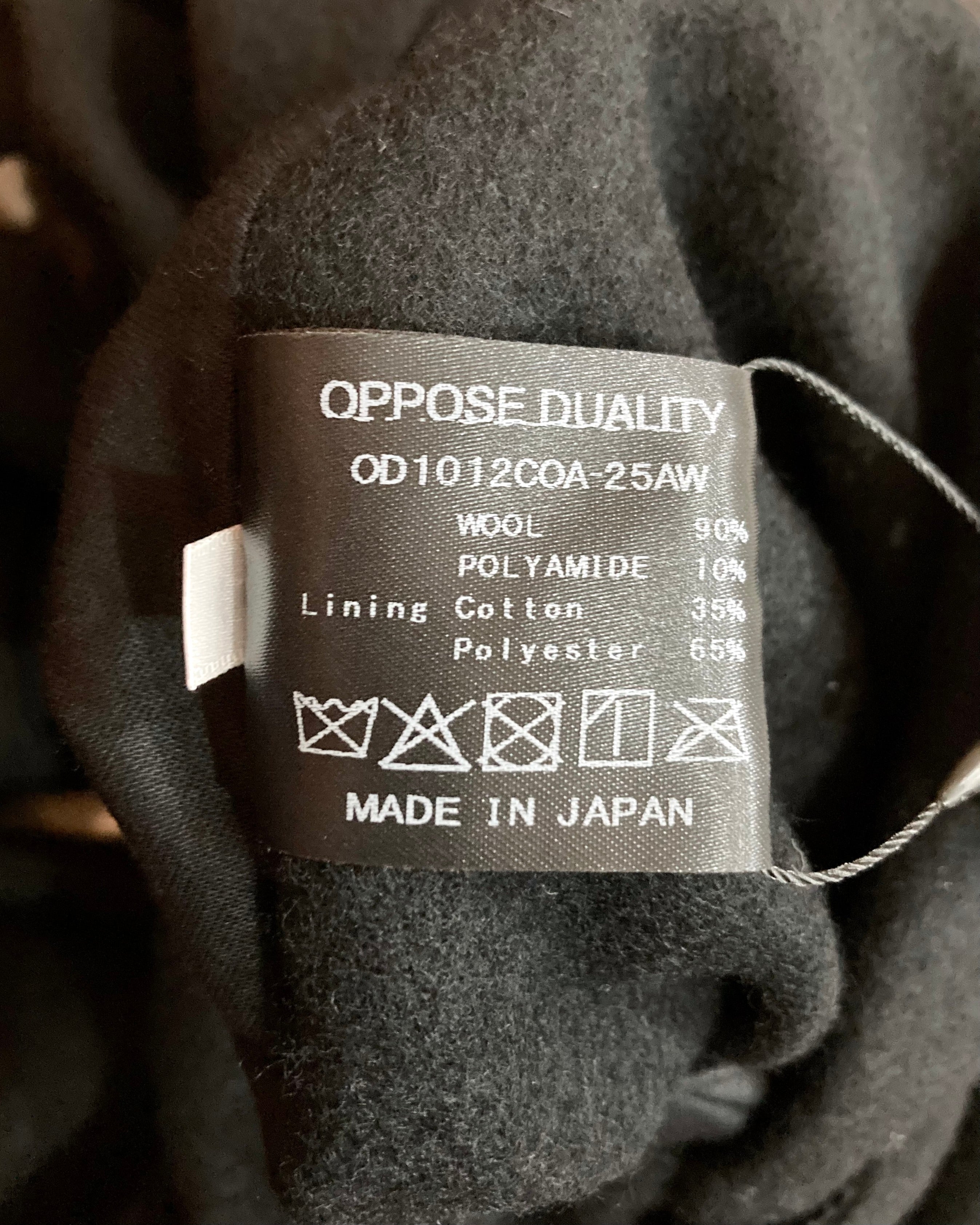 OPPOSE DUALITY / MAC COAT WOOL - Black