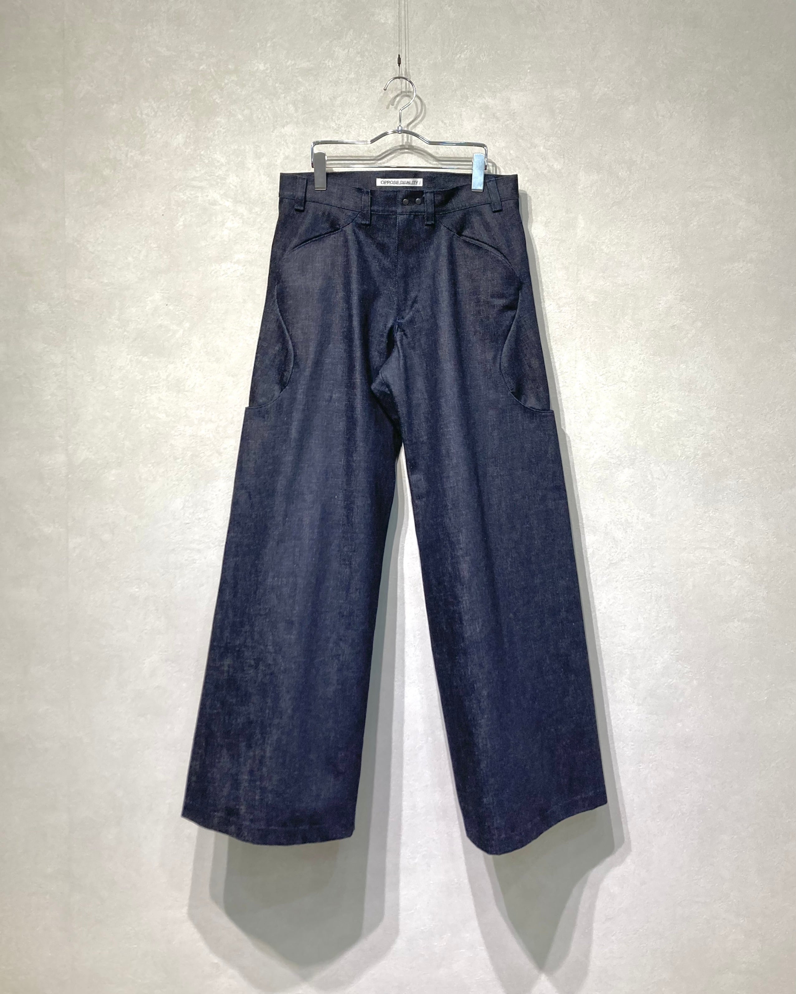 OPPOSE DUALITY / 6POCKET SUB ONG TROUSERS - Indigo