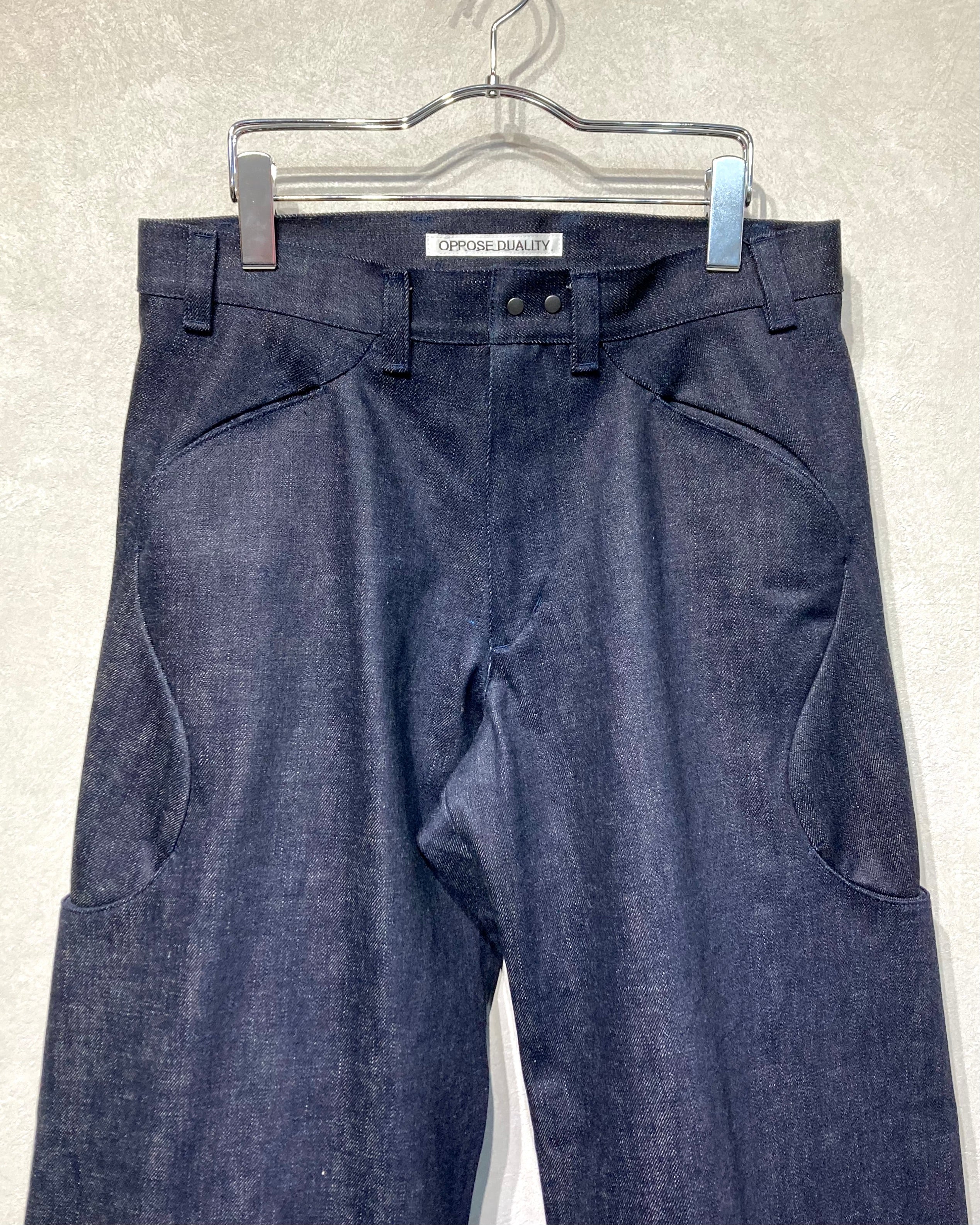 OPPOSE DUALITY / 6POCKET SUB ONG TROUSERS - Indigo
