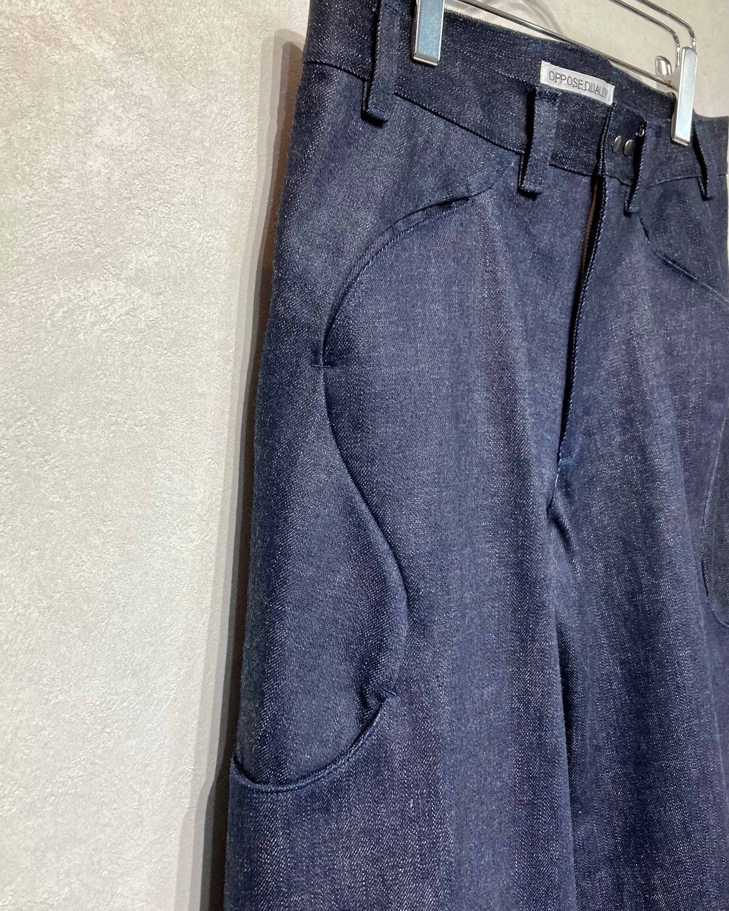 OPPOSE DUALITY / 6POCKET SUB ONG TROUSERS - Indigo