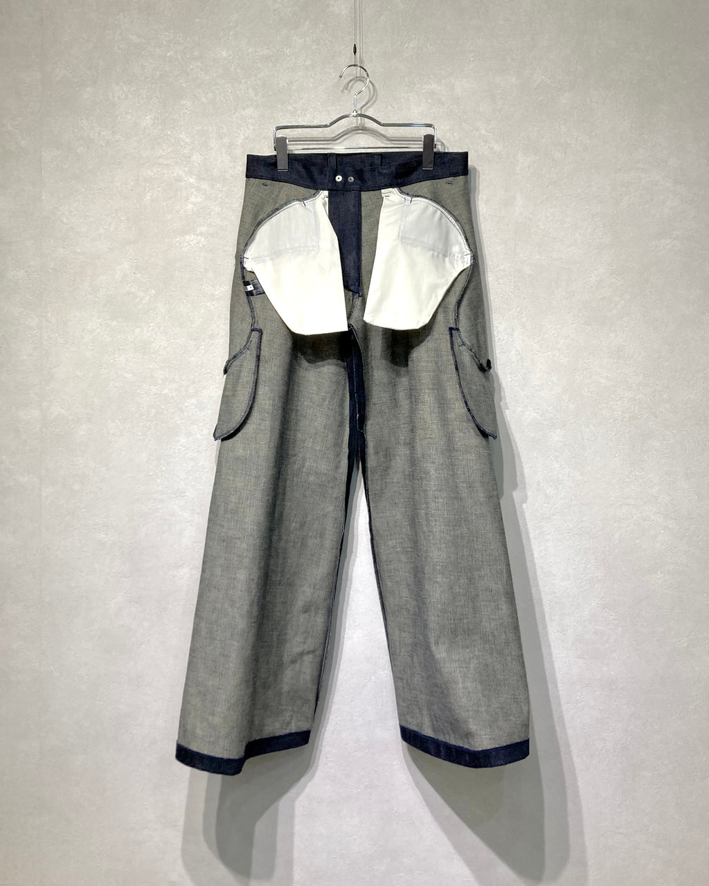 OPPOSE DUALITY / 6POCKET SUB ONG TROUSERS - Indigo