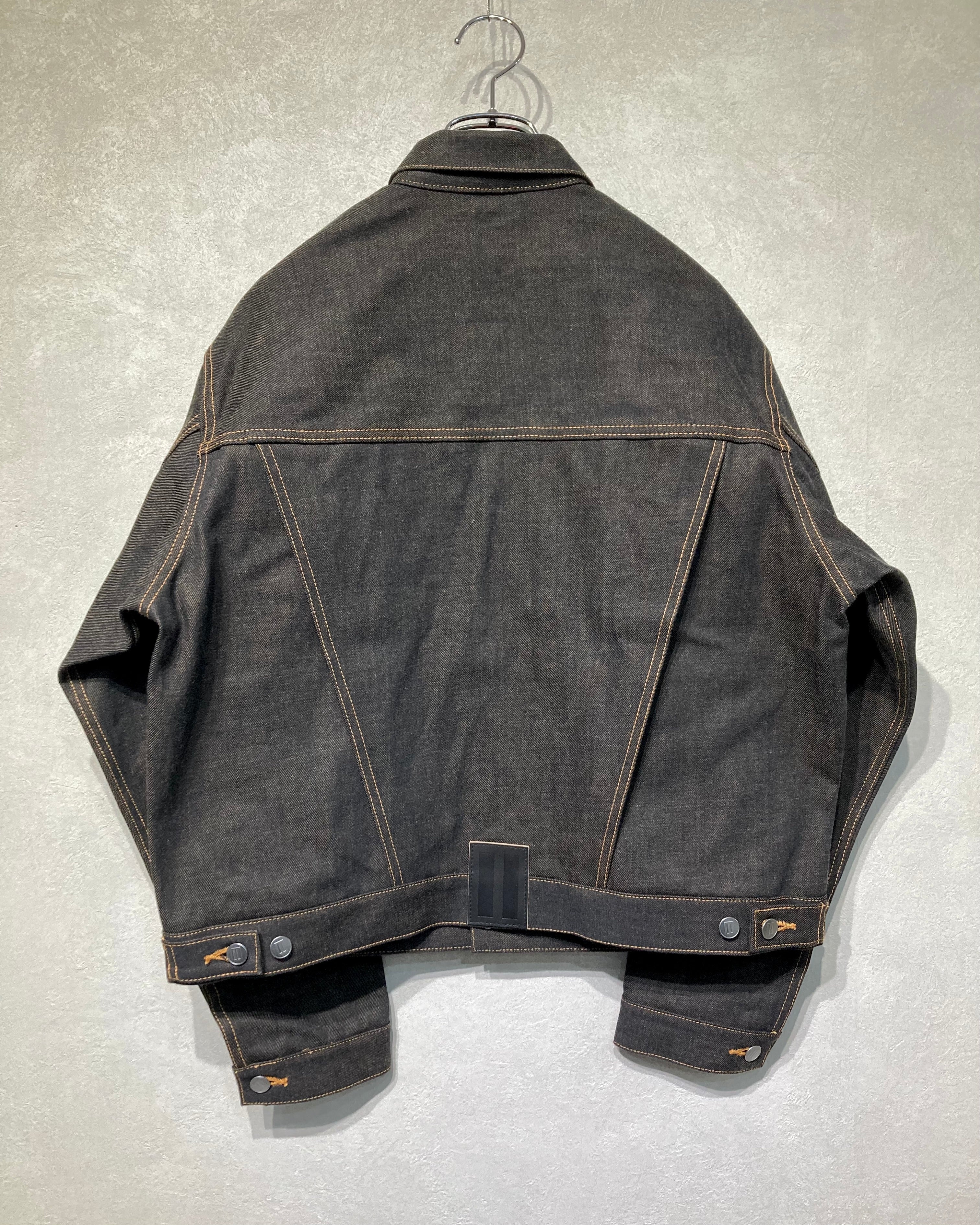 DAISUKE TANABE / COFFEE BLACK DENIM JACKET - Black