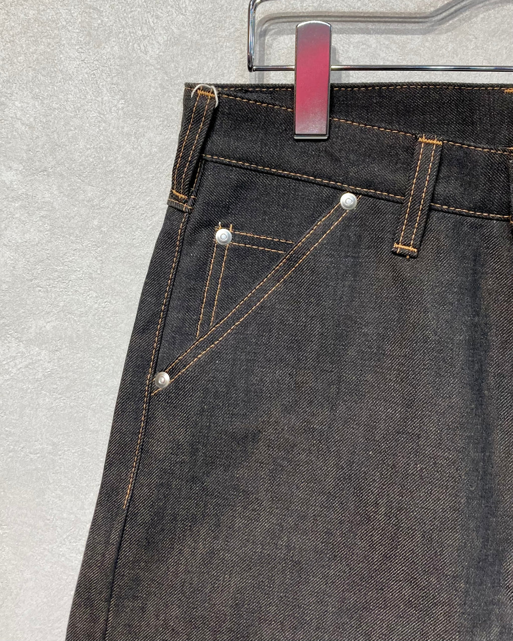 DAISUKE TANABE / COFFEE BLACK DENIM TROUSERS - Black