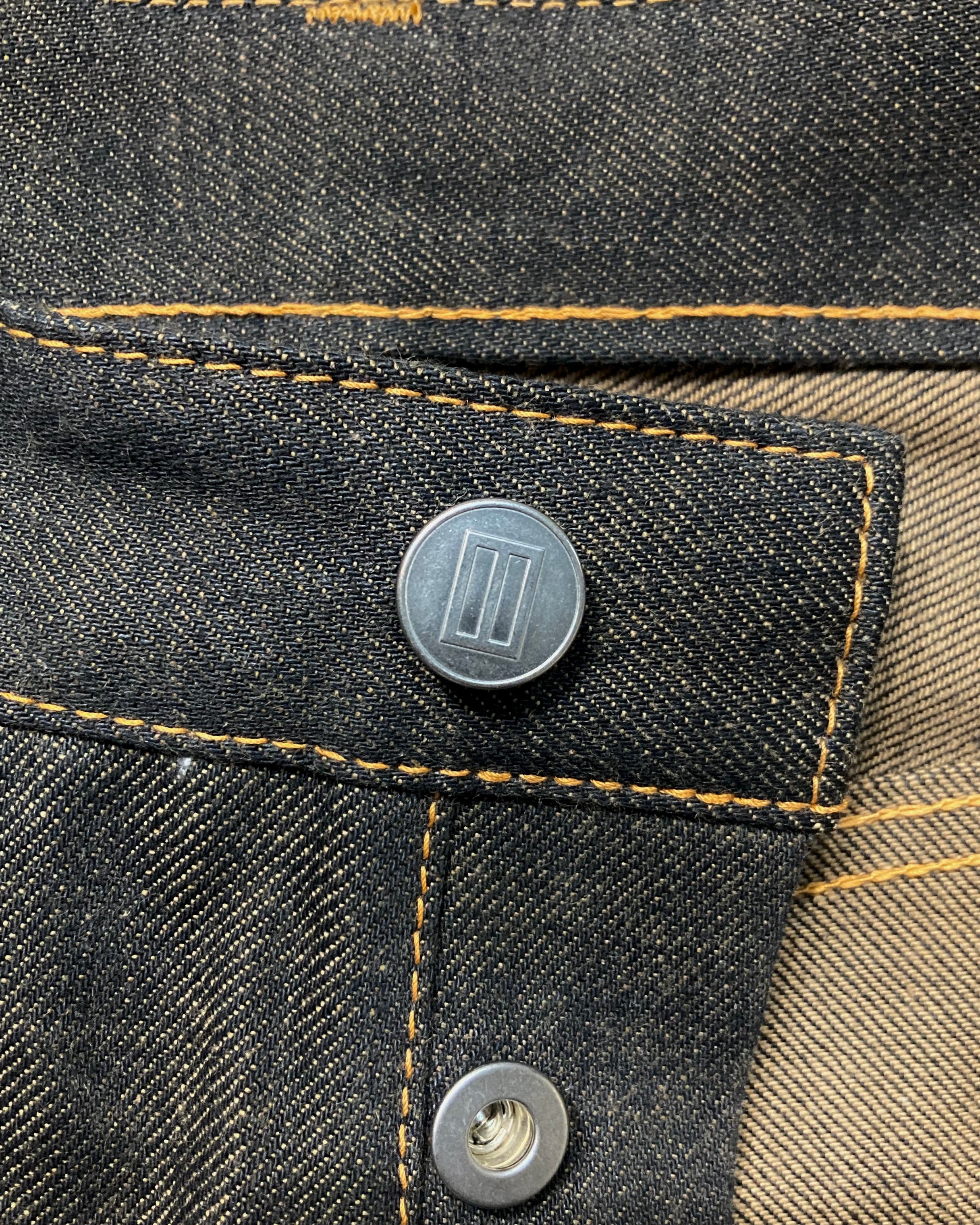 DAISUKE TANABE / COFFEE BLACK DENIM TROUSERS - Black