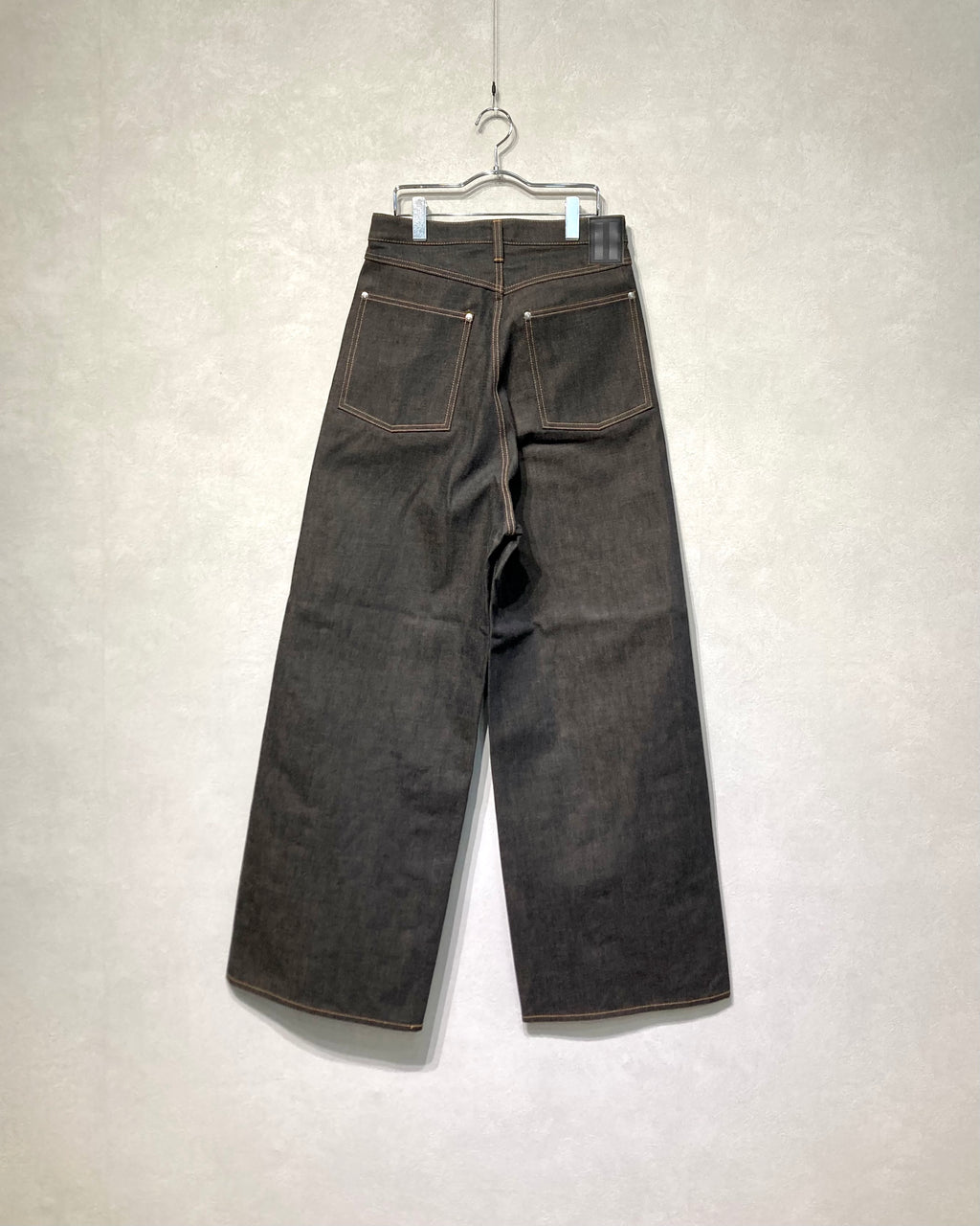 DAISUKE TANABE / COFFEE BLACK DENIM TROUSERS - Black