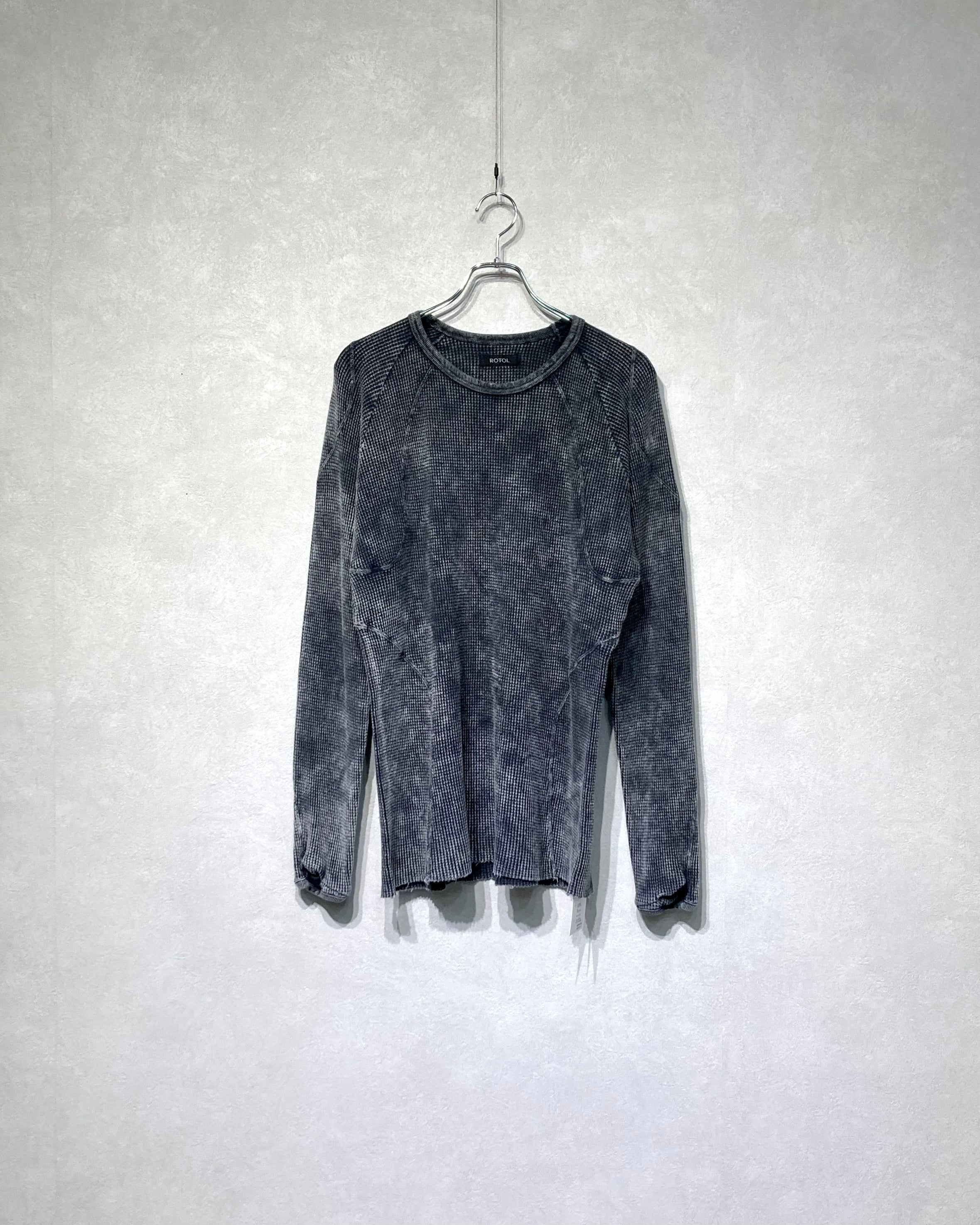 ROTOL / X LONG SLEEVE TEE - Charcoal