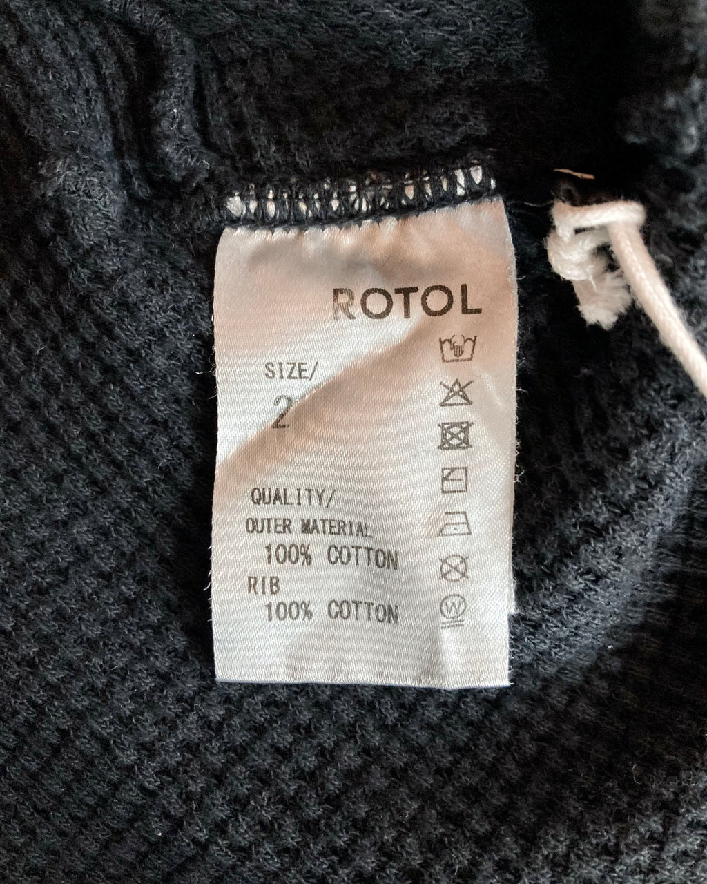 ROTOL / X LONG SLEEVE TEE - Charcoal