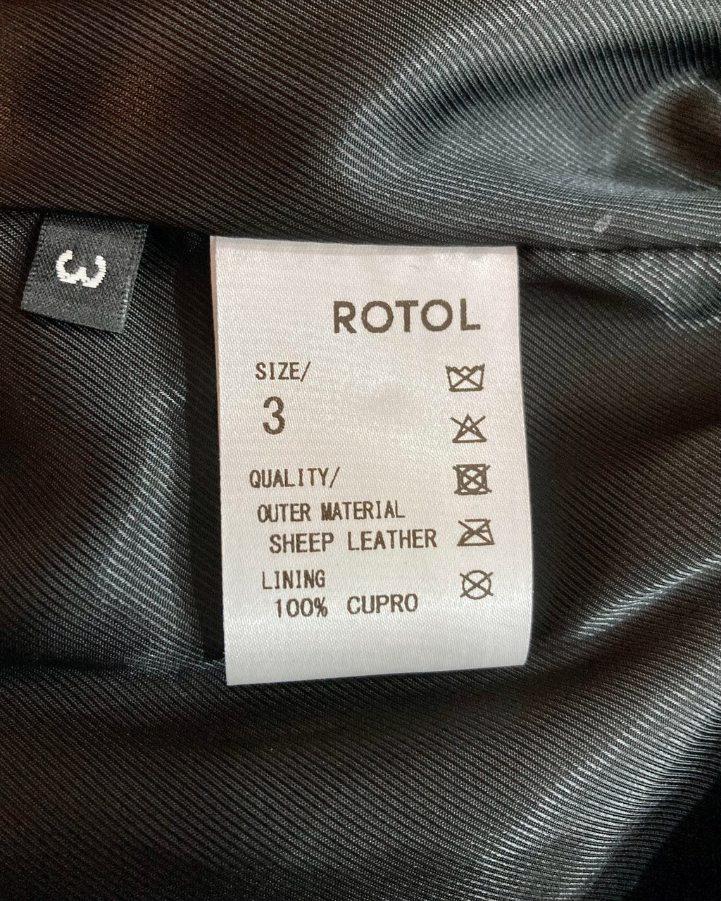 ROTOL / LEATHER VENTILATION BLOUSON - Black