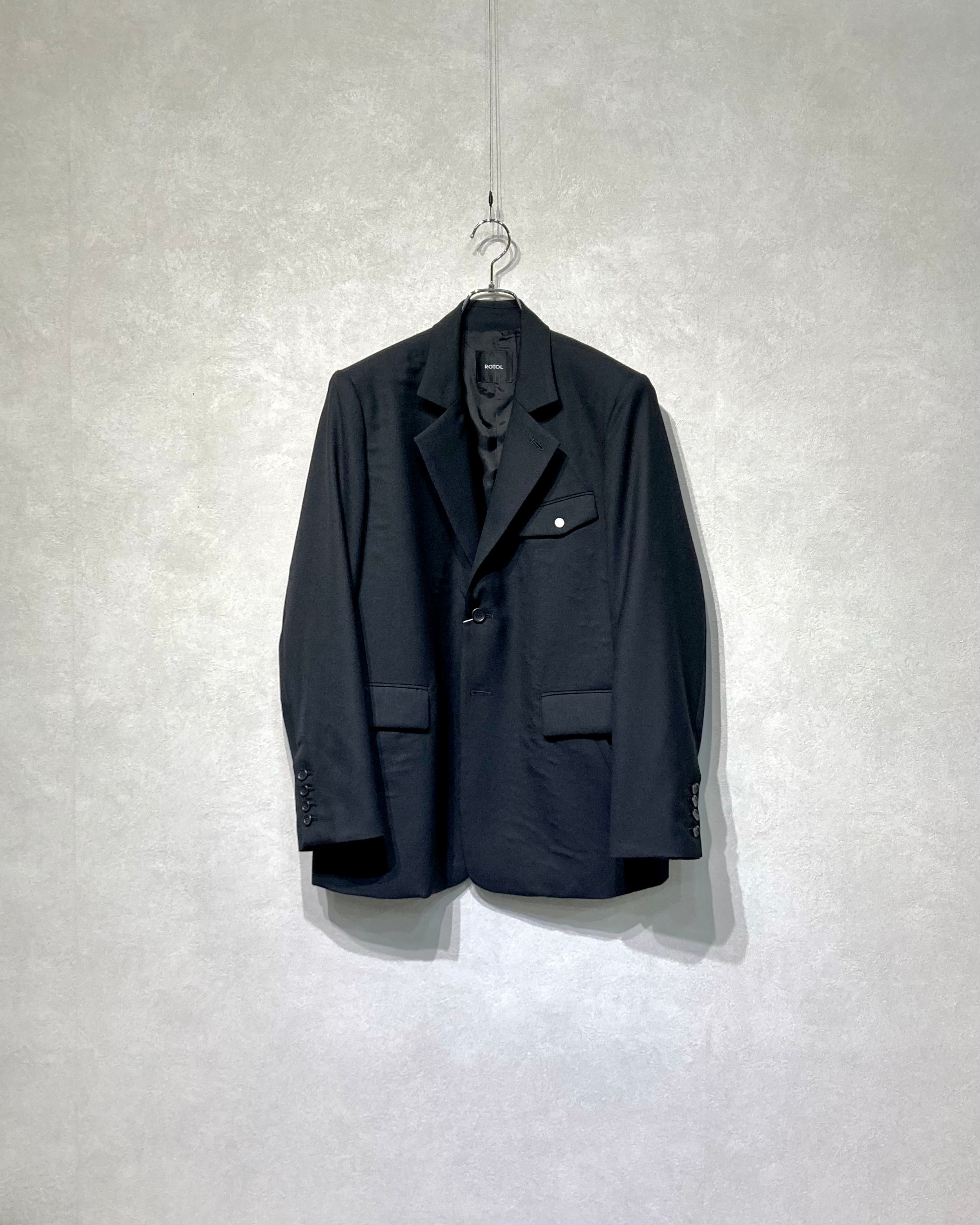 ROTOL / BASIC TAILORED JACKET - Black