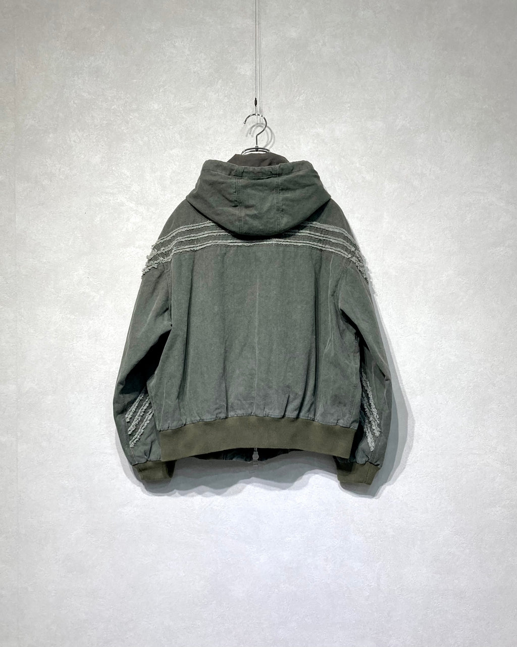 ROTOL / SLASH CANVAS HOODIE JACKET - Olive