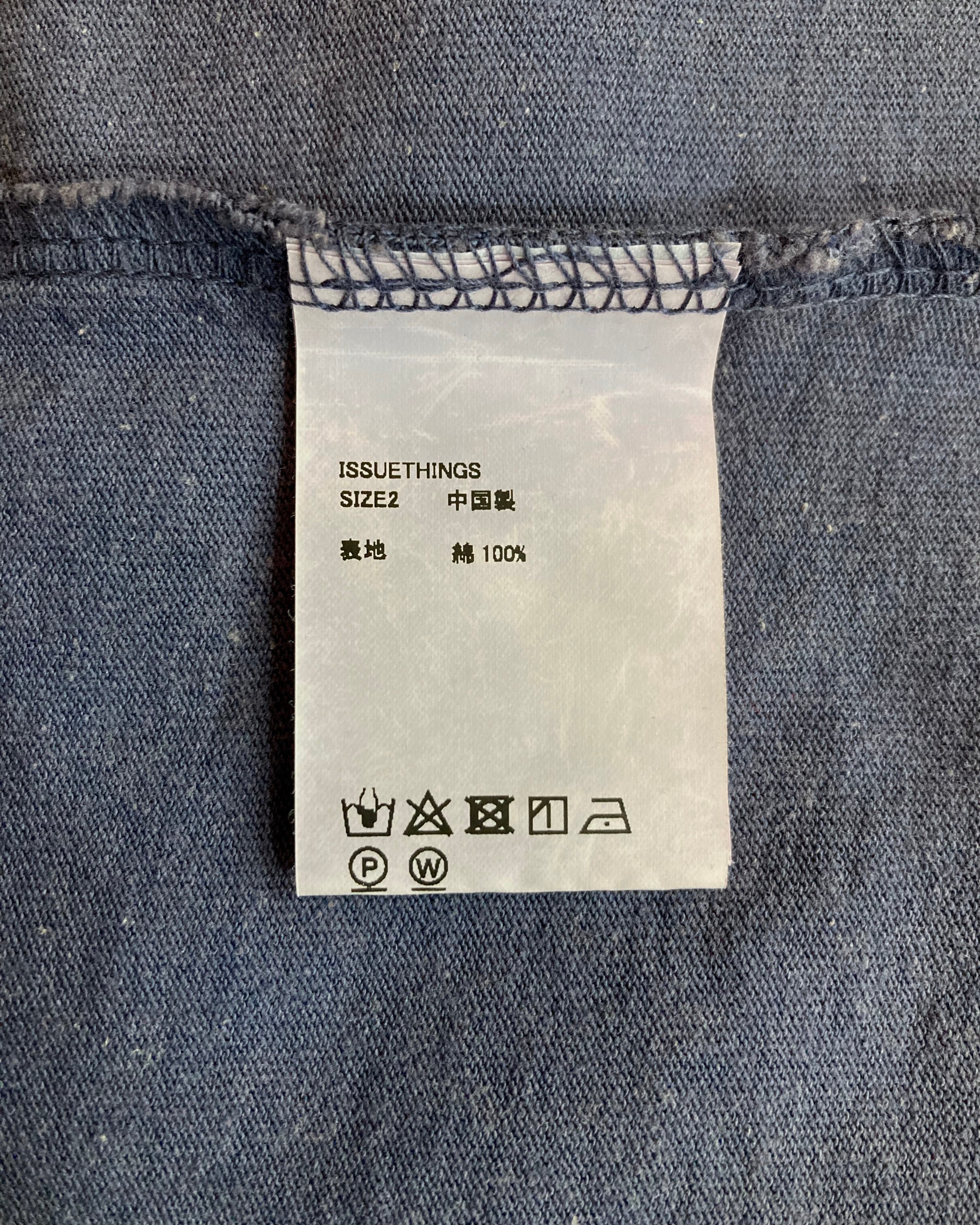 ISSUETHINGS / 25b/101a-c-10/Cut&sew - Navy blue