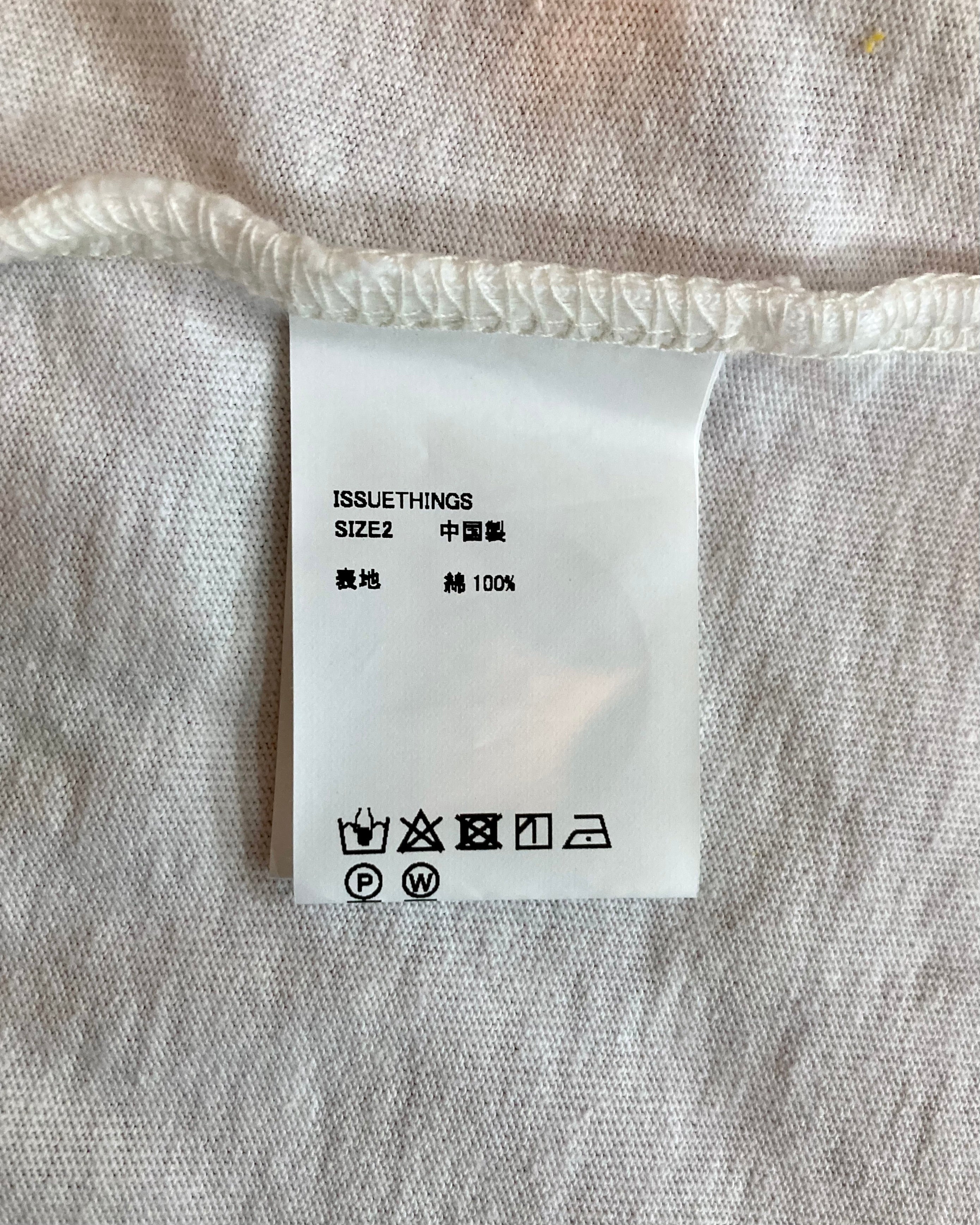 ISSUETHINGS / 25b/101a-c-10/Cut&sew - White