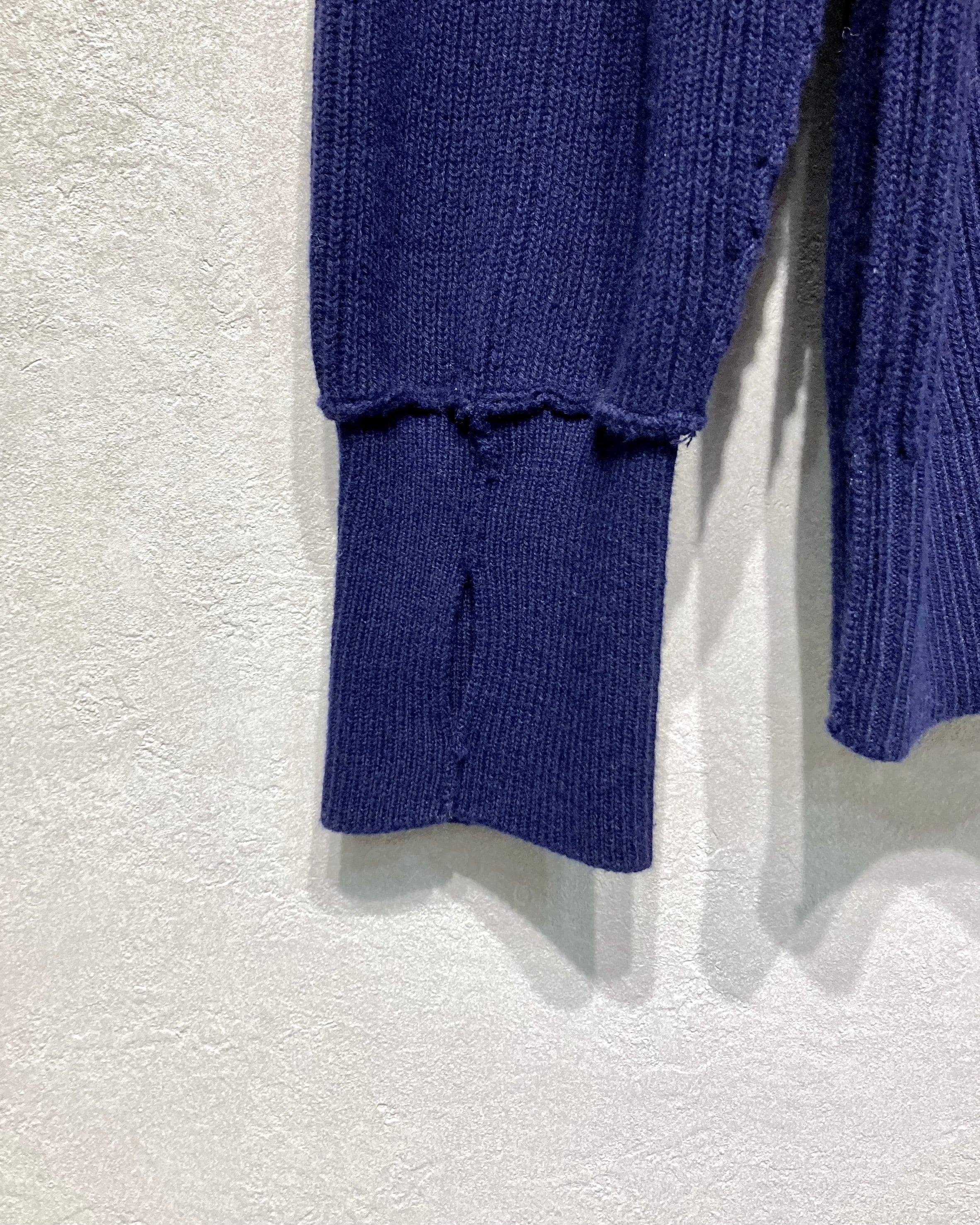 ISSUETHINGS / 25b/96-c-00/Knit - Navy blue