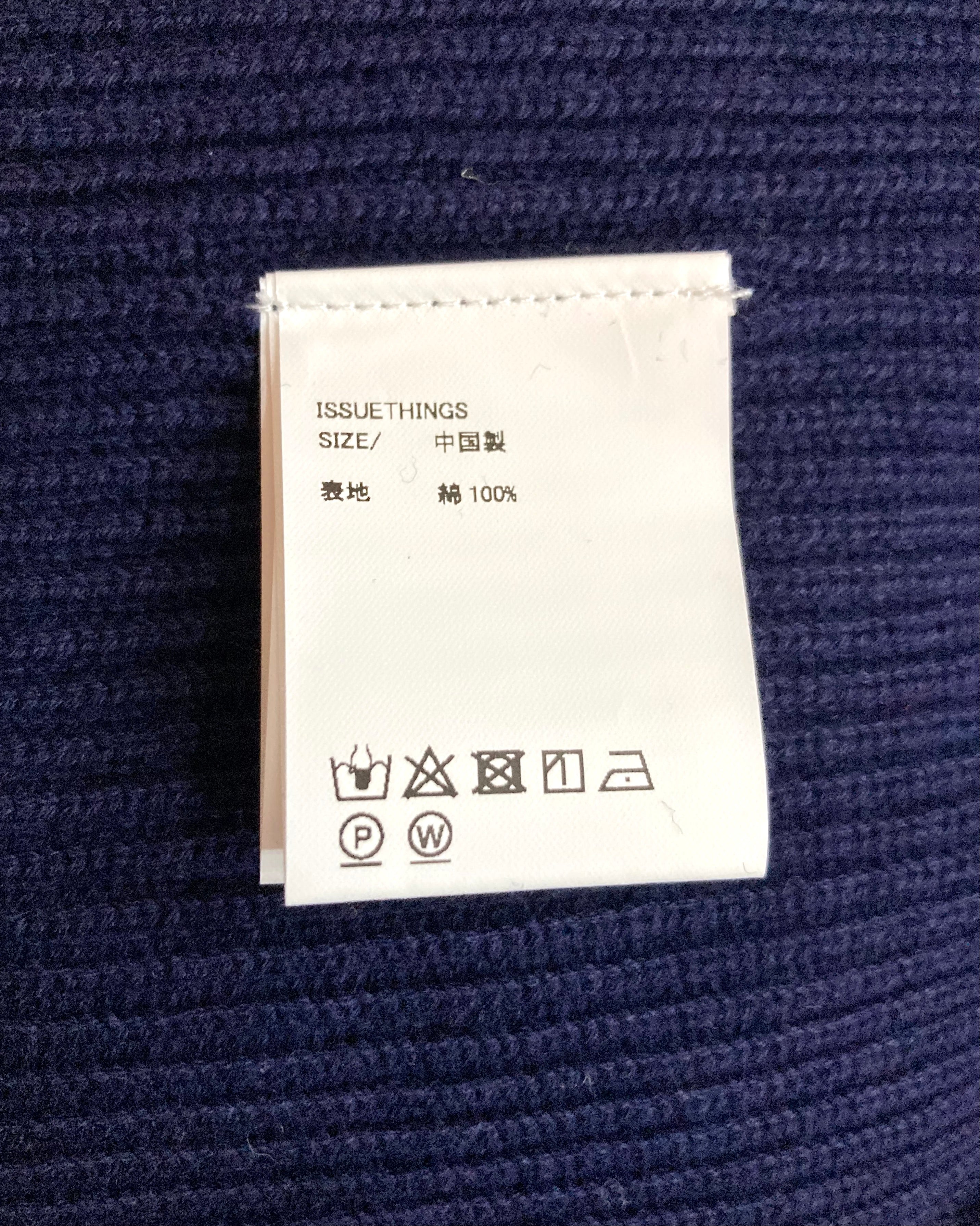 ISSUETHINGS / 25b/96-c-00/Knit - Navy blue