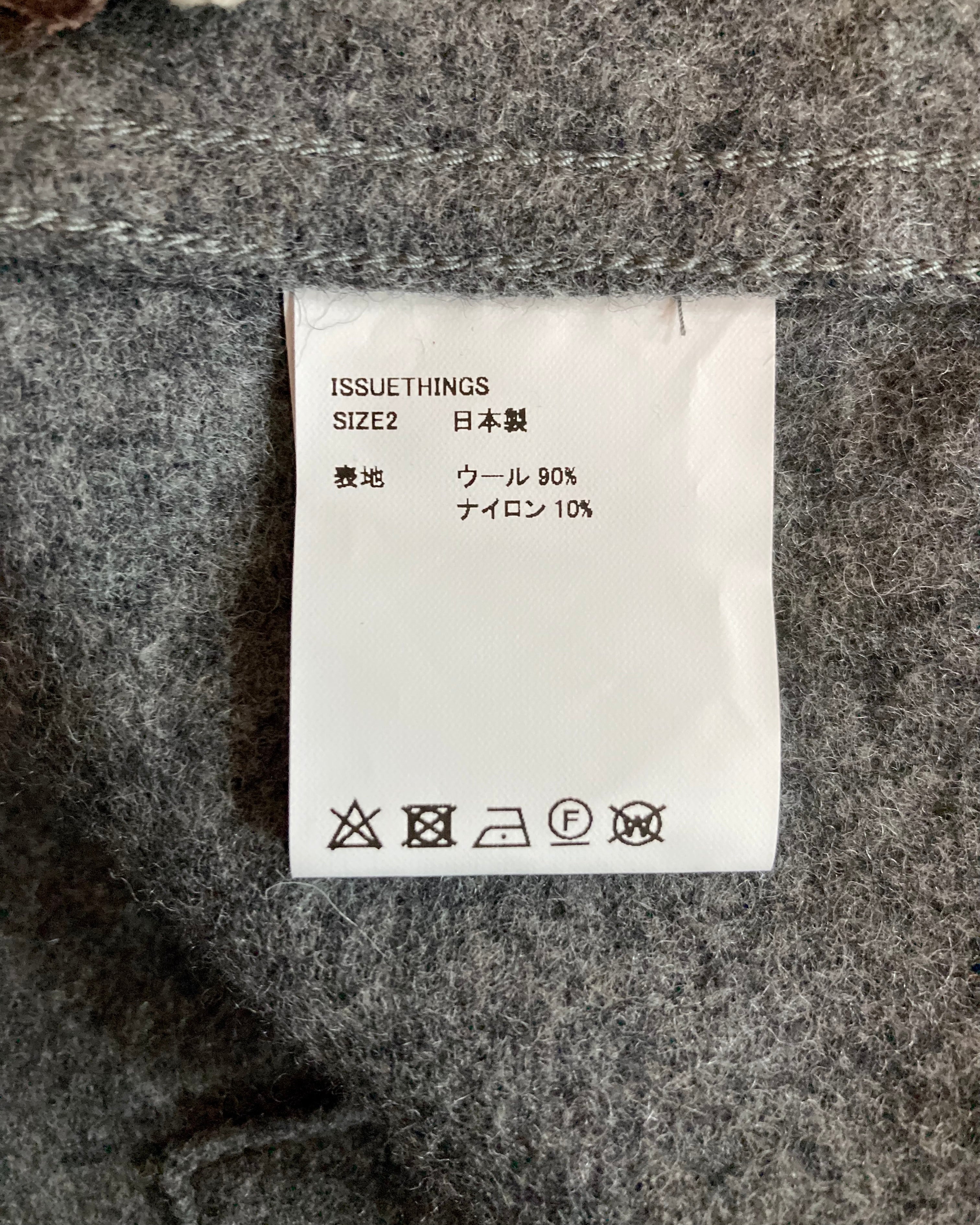 ISSUETHINGS / 25b/95-wn/c-01/Blouson - Gray