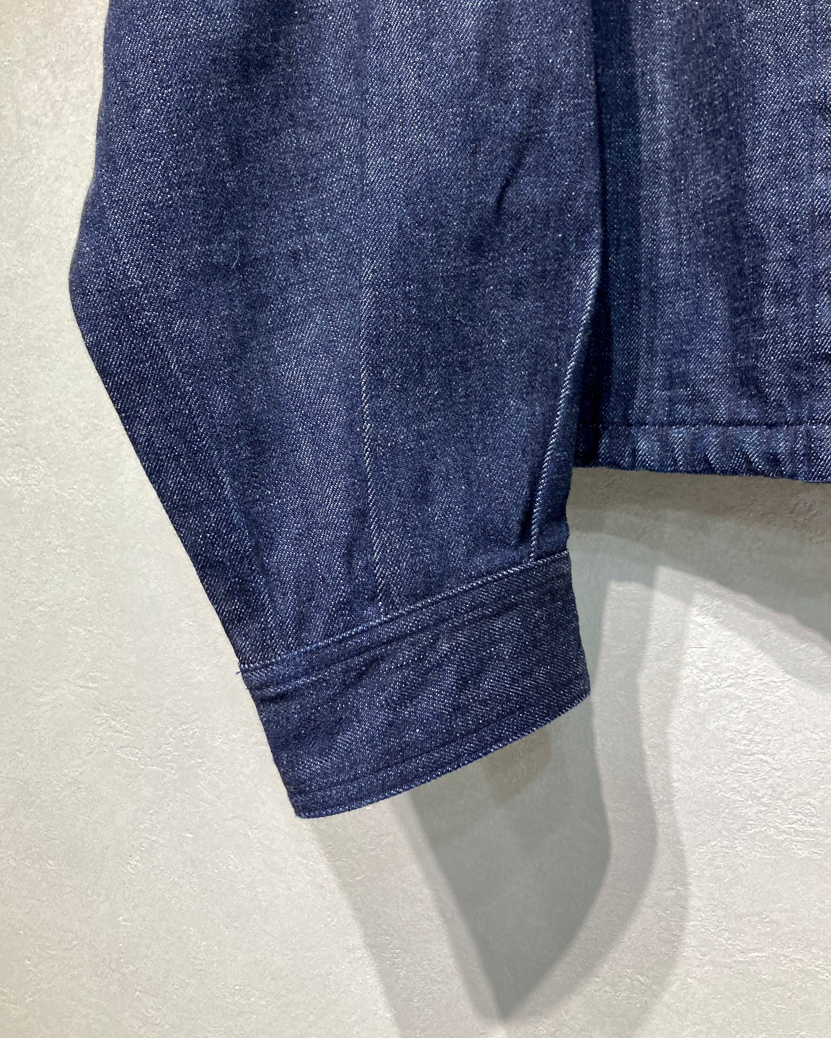 ISSUETHINGS / 25b/95-c/c-01/Blouson - Indigo blue
