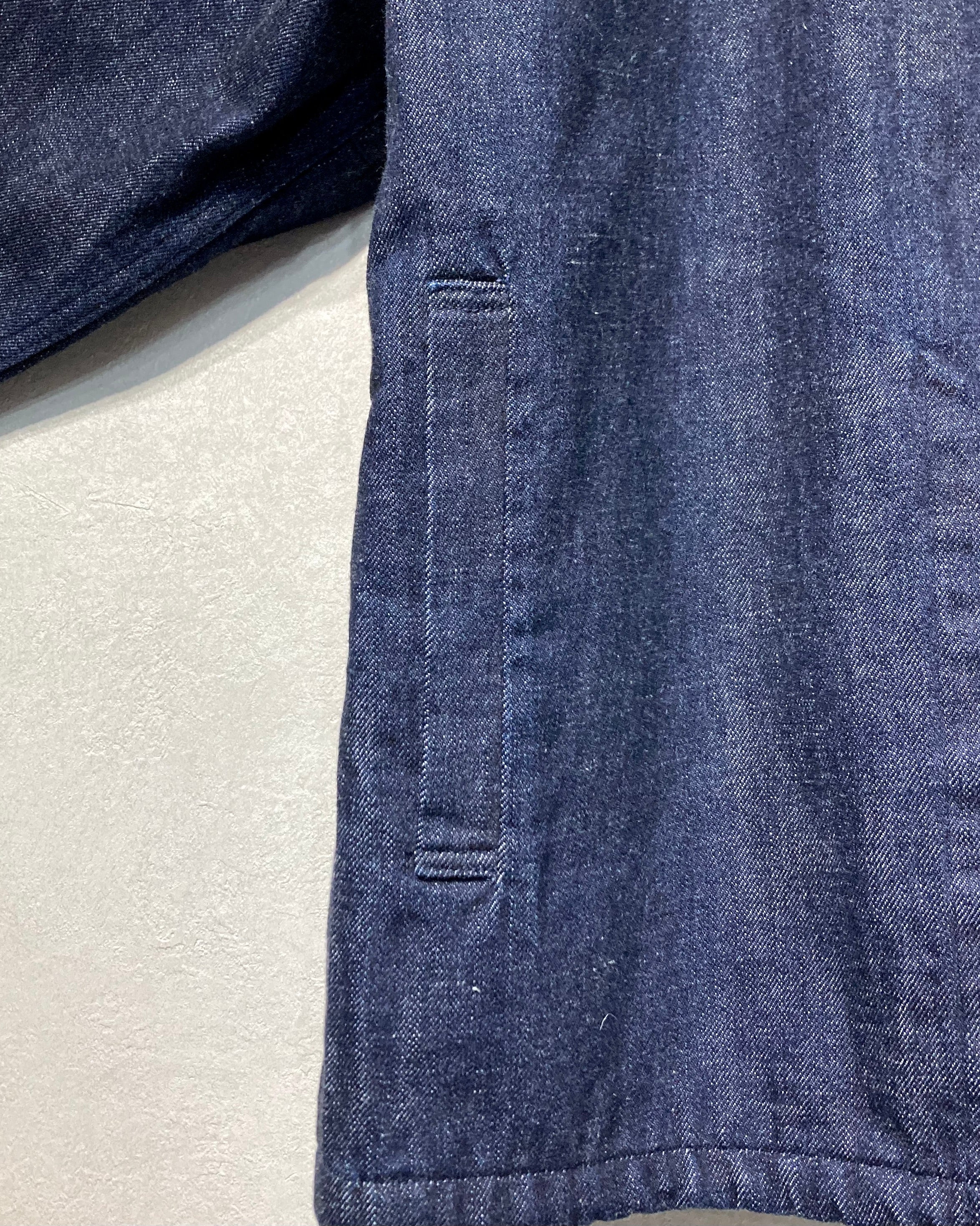 ISSUETHINGS / 25b/95-c/c-01/Blouson - Indigo blue