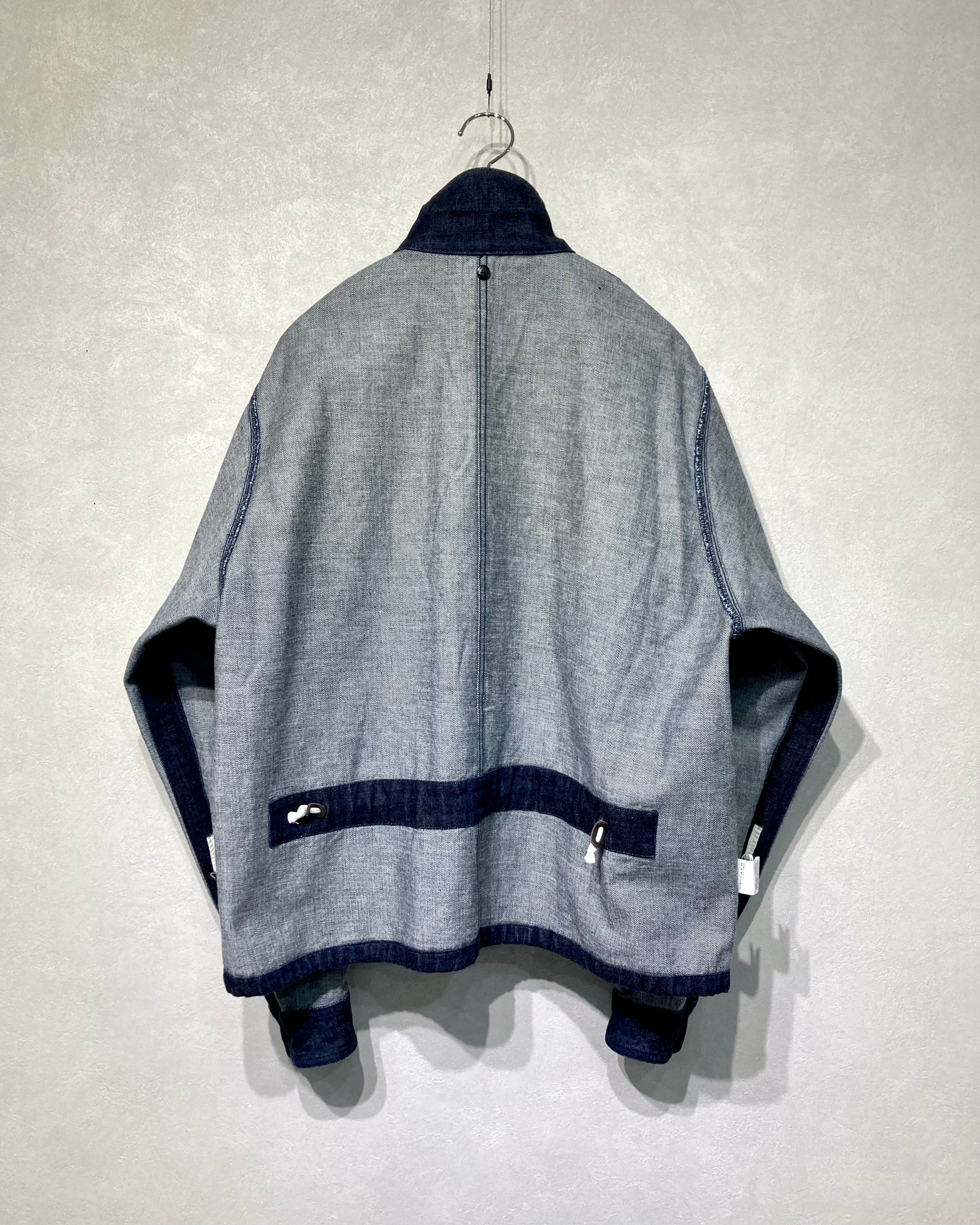ISSUETHINGS / 25b/95-c/c-01/Blouson - Indigo blue