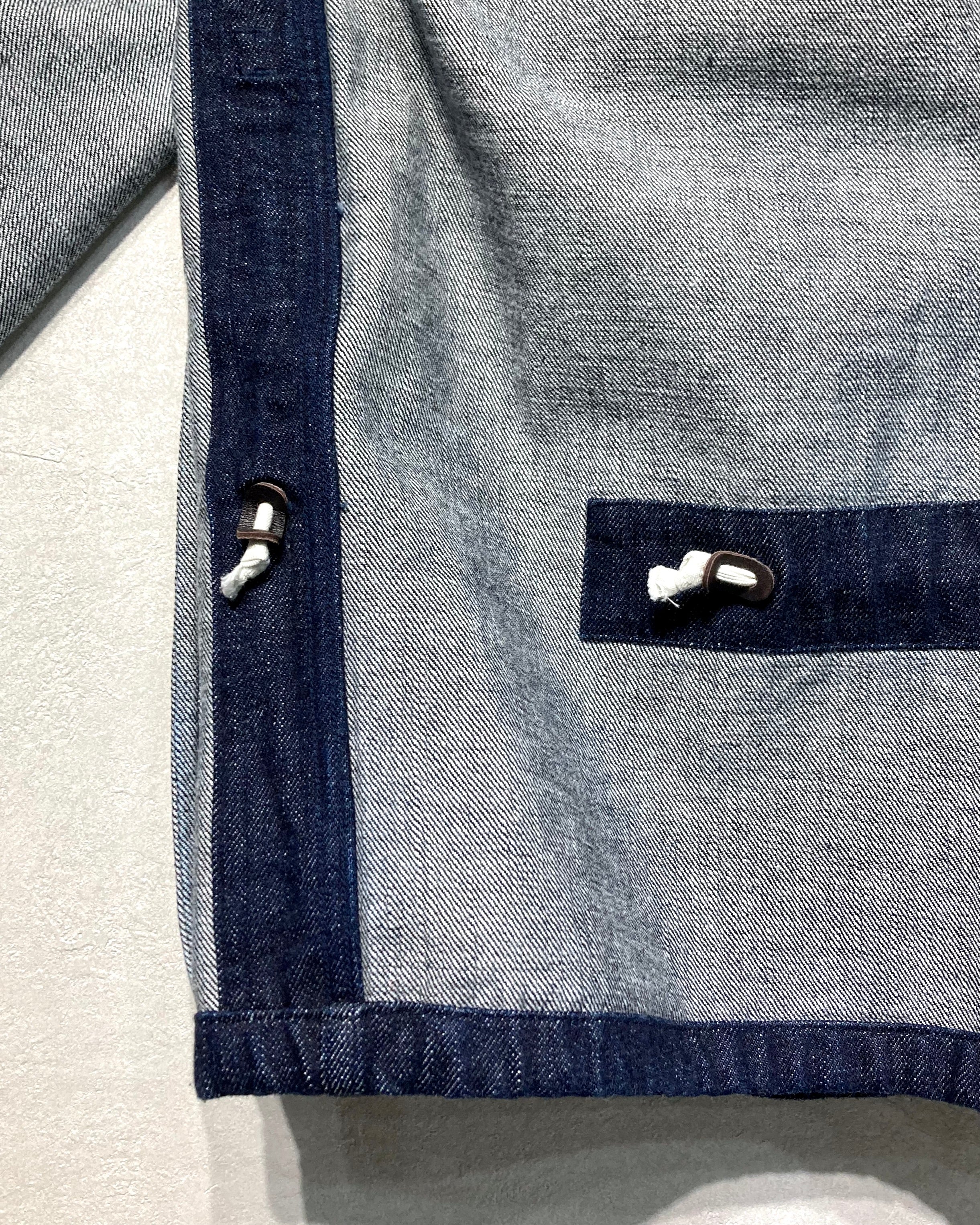 ISSUETHINGS / 25b/95-c/c-01/Blouson - Indigo blue