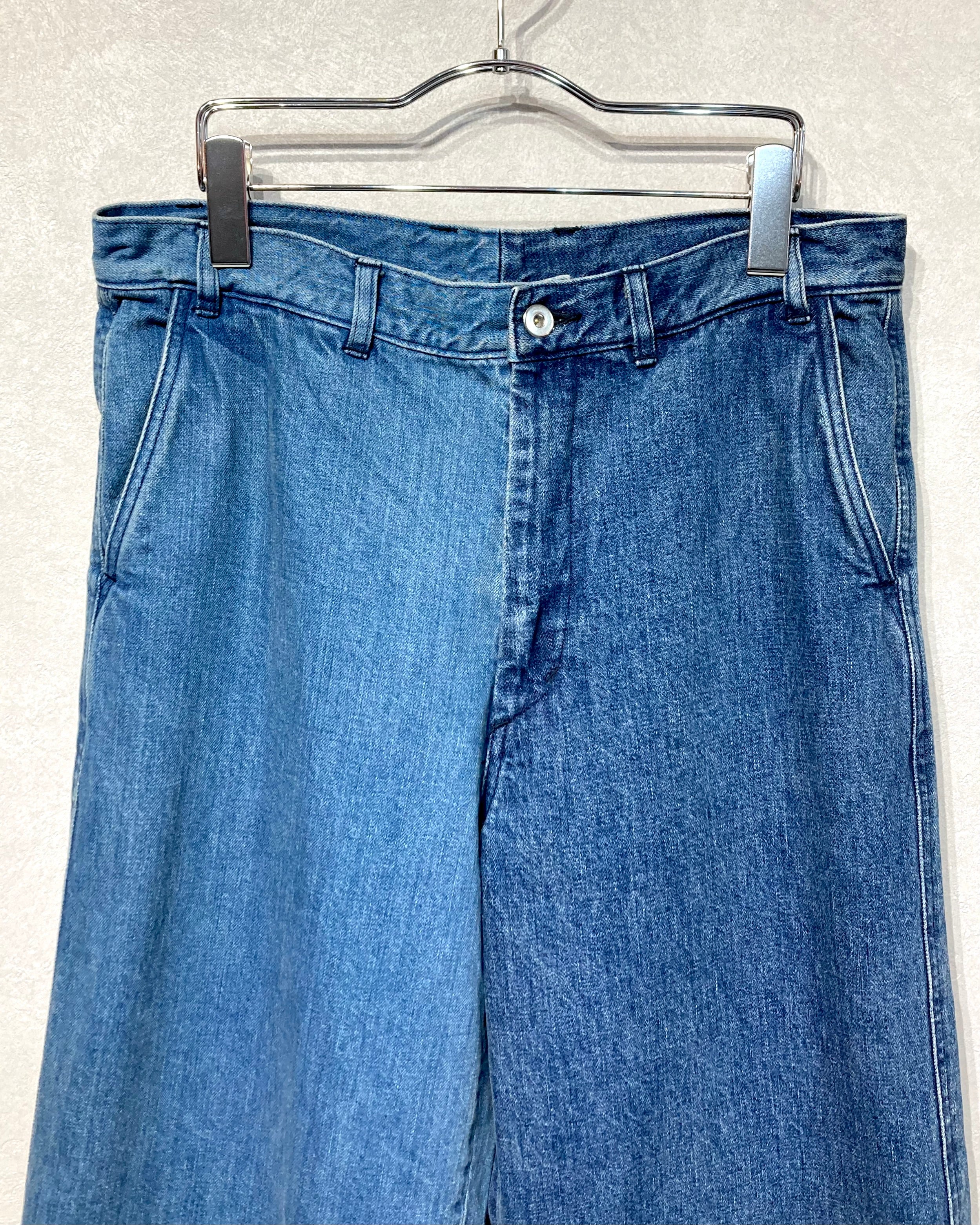 ISSUETHINGS / 25b/93-c1/c-01/Pants - Indigo blue