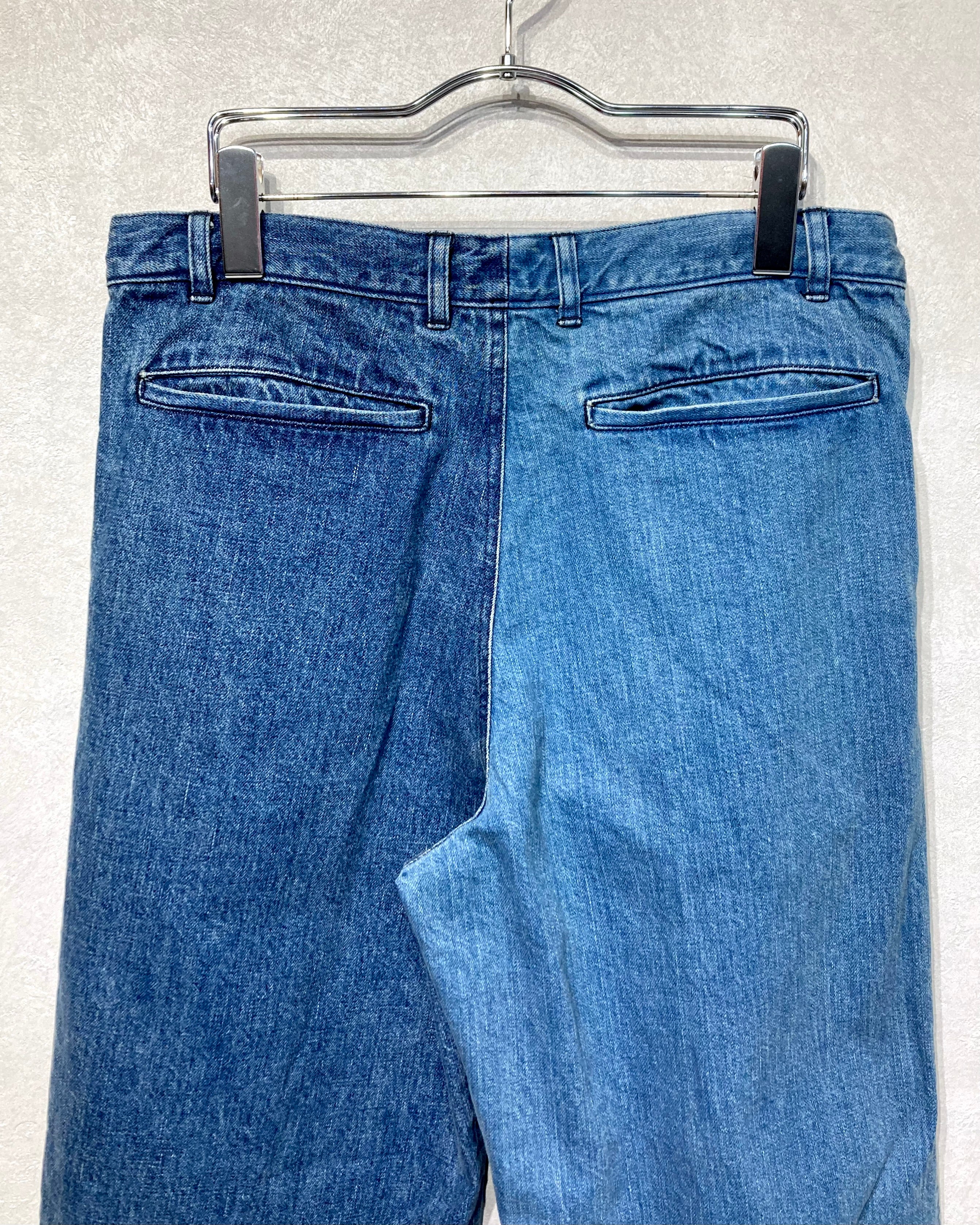 ISSUETHINGS / 25b/93-c1/c-01/Pants - Indigo blue