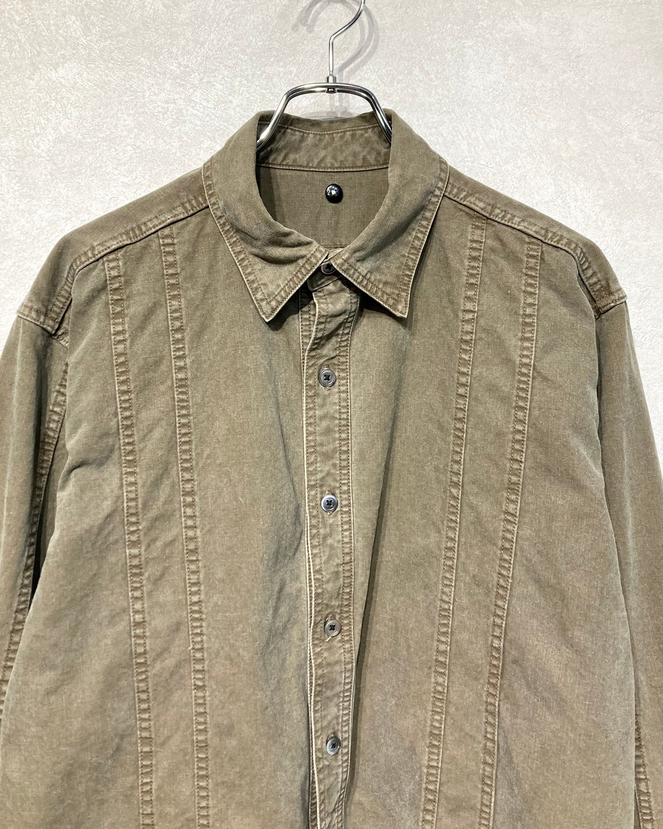 ISSUETHINGS / 25b/92-c-01/Shirt - Olive green