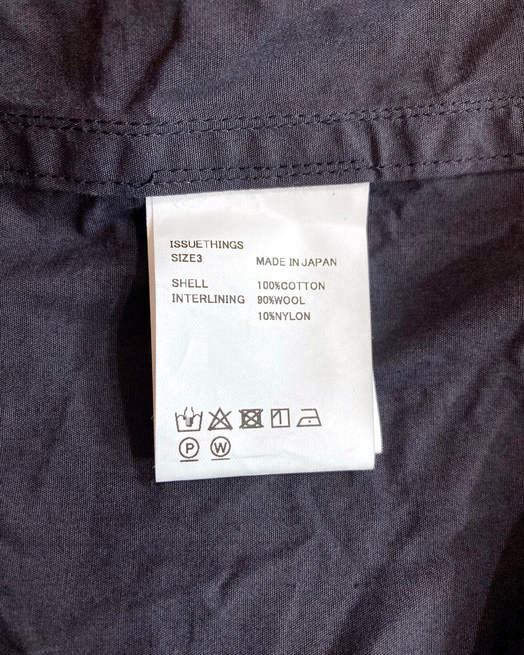 ISSUETHINGS / 25b/94-c/wn-01/Blouson - Black