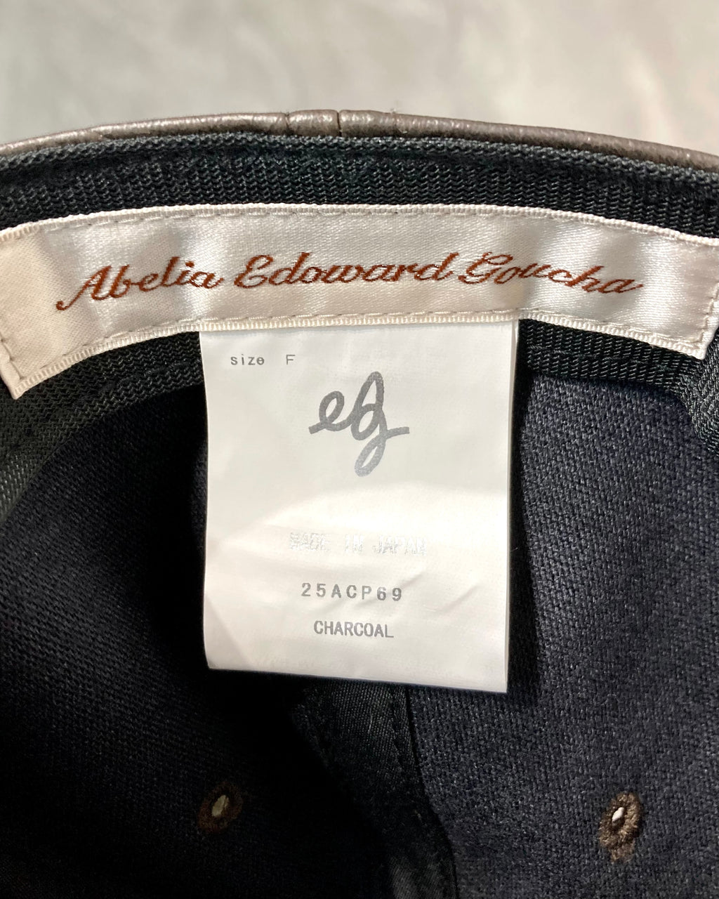 ABELIA EDOWARD GOUCHA / AEG CAP STRAIGHT - Charcoal