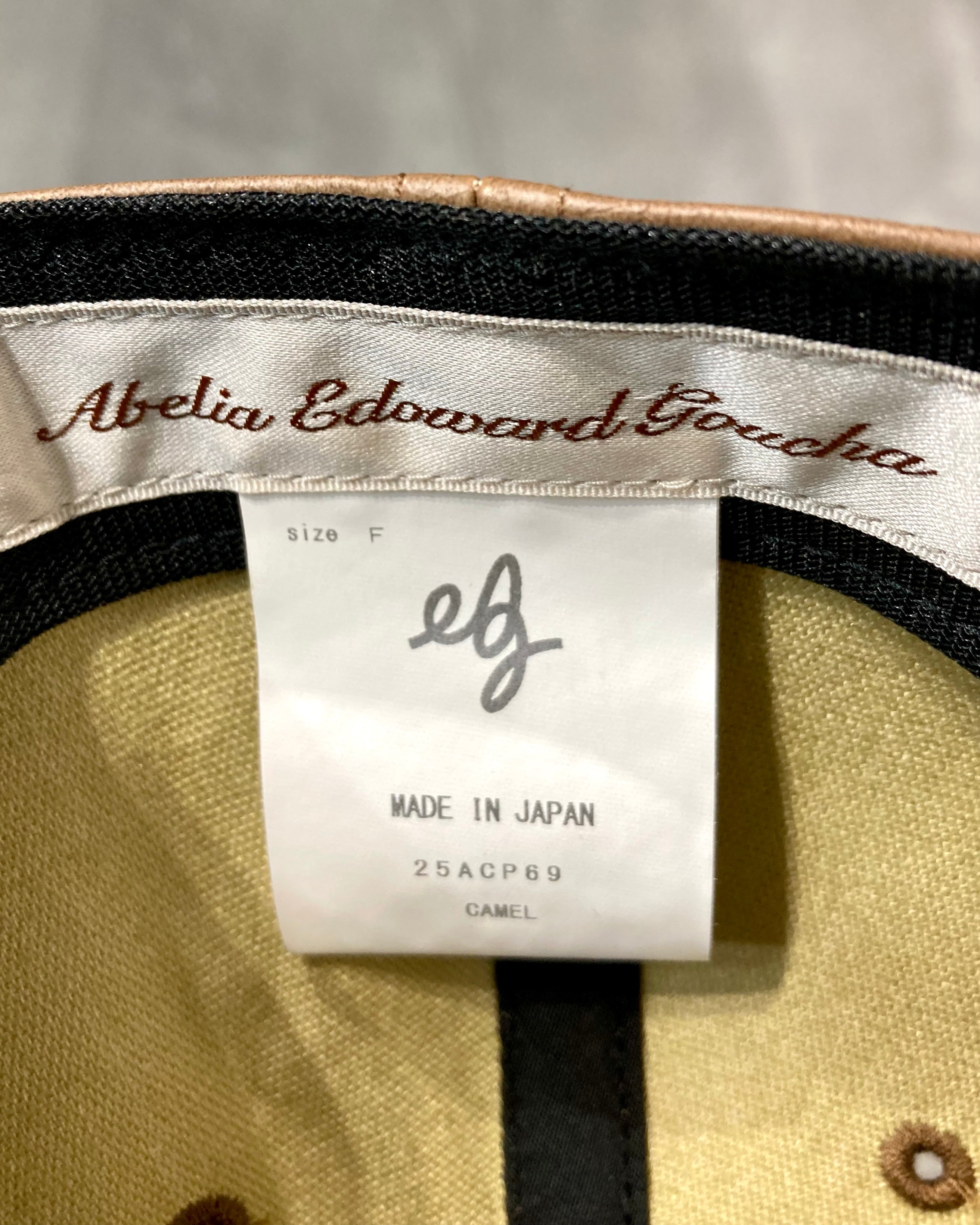ABELIA EDOWARD GOUCHA / AEG CAP STRAIGHT - Camel